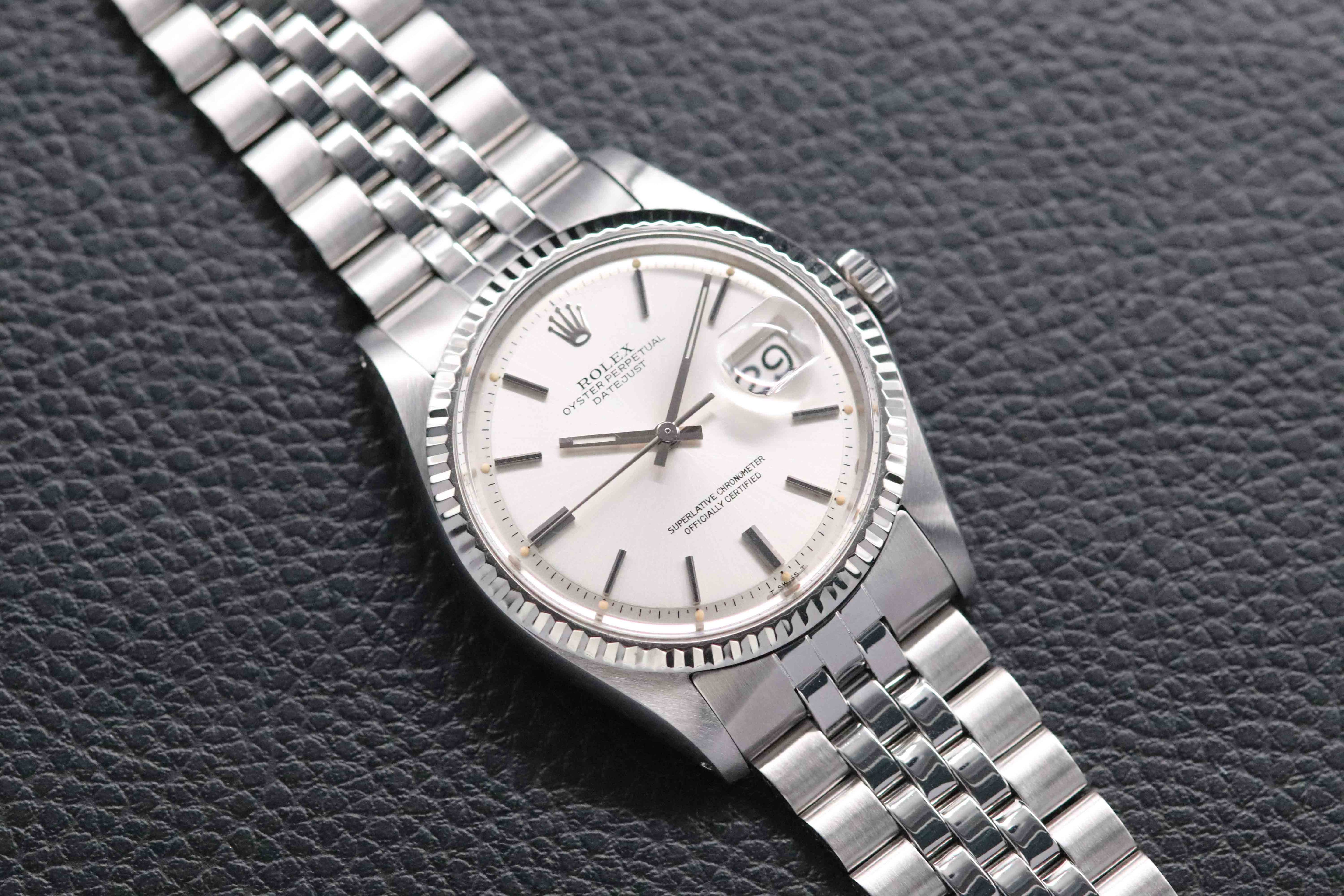 Rolex Datejust 1601 Silver Dial 1970