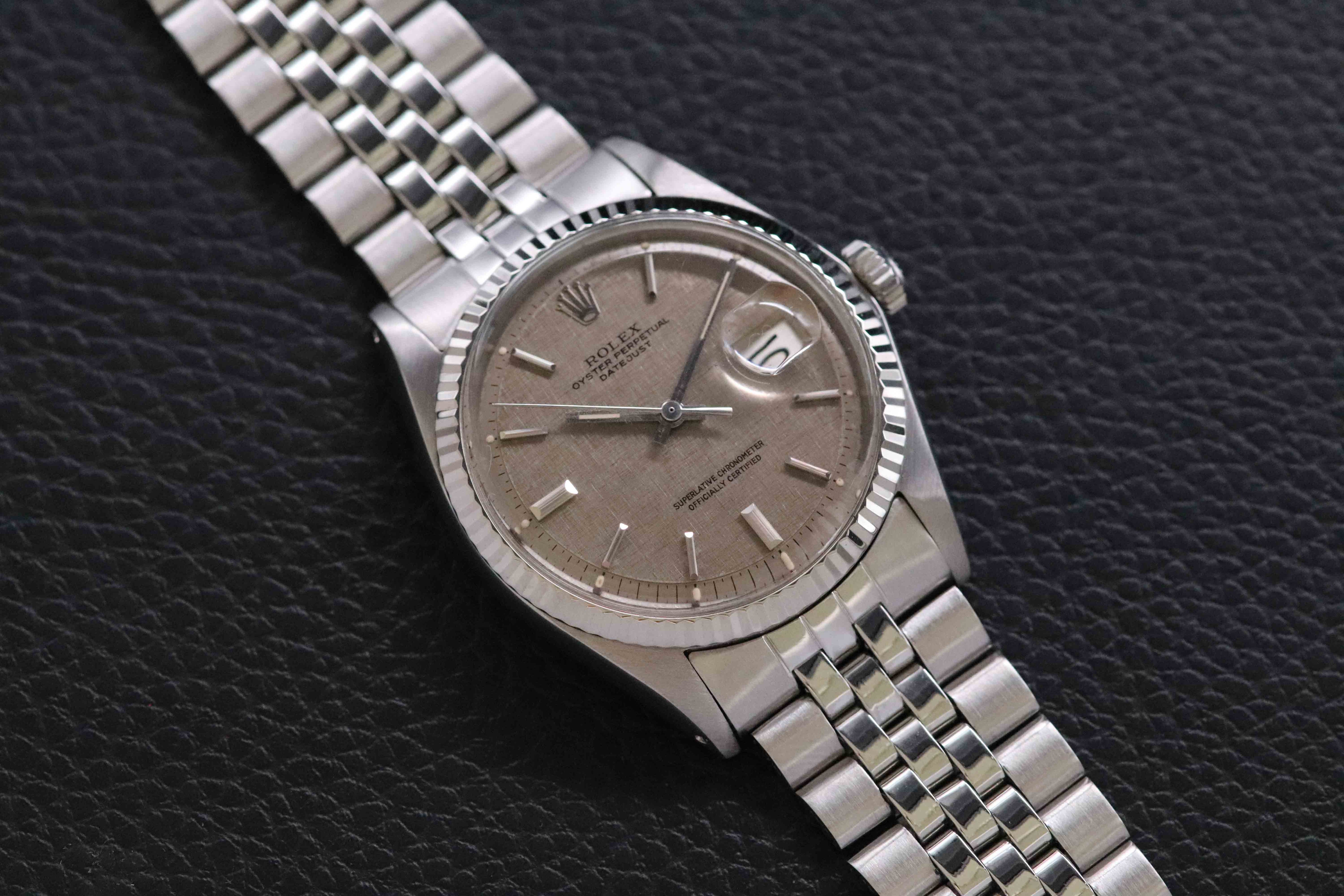 Rolex Datejust 1601 Grey Dial 1970