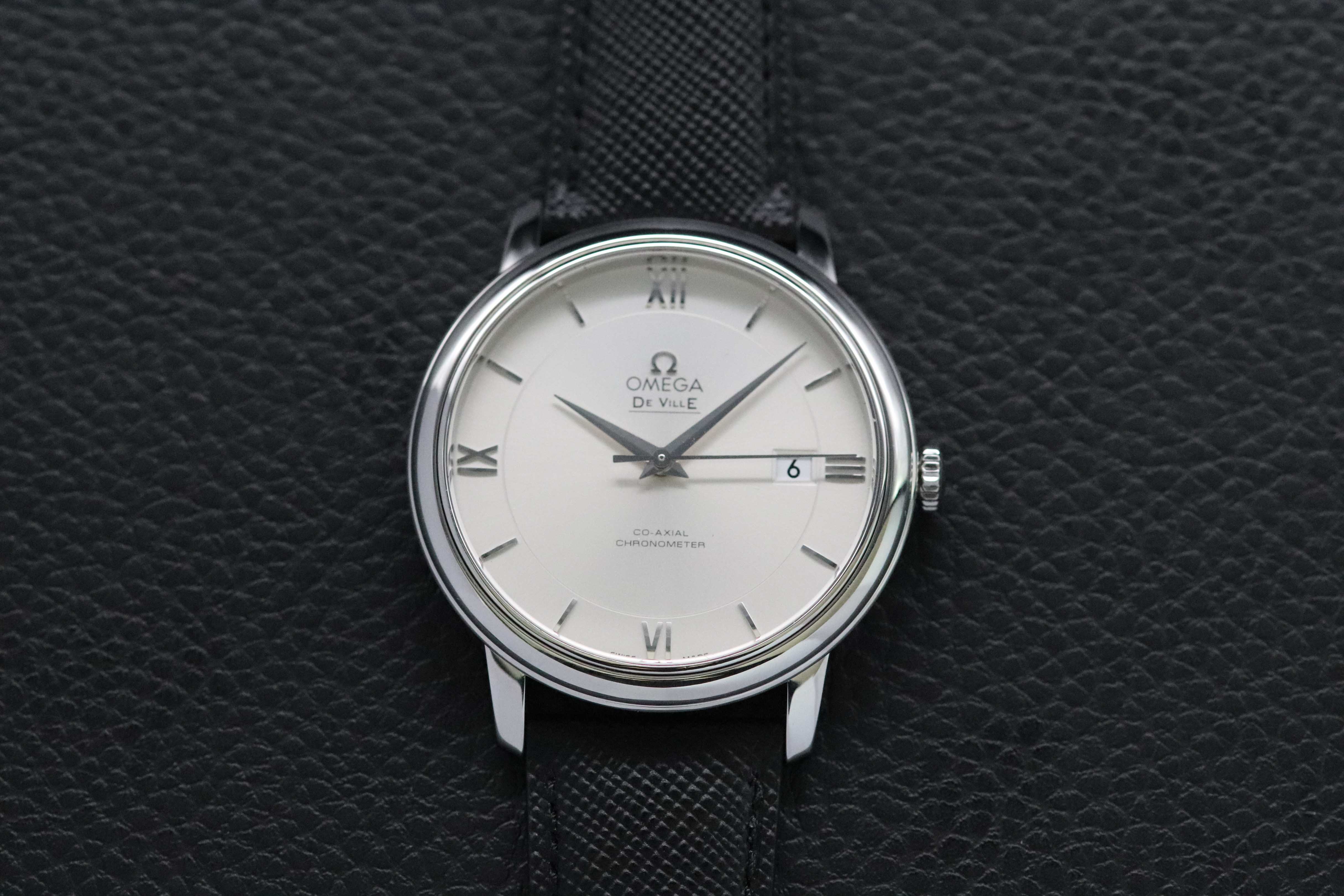 Omega De Ville Prestige 424.13.40.20.02.001 Silver Dial 2014