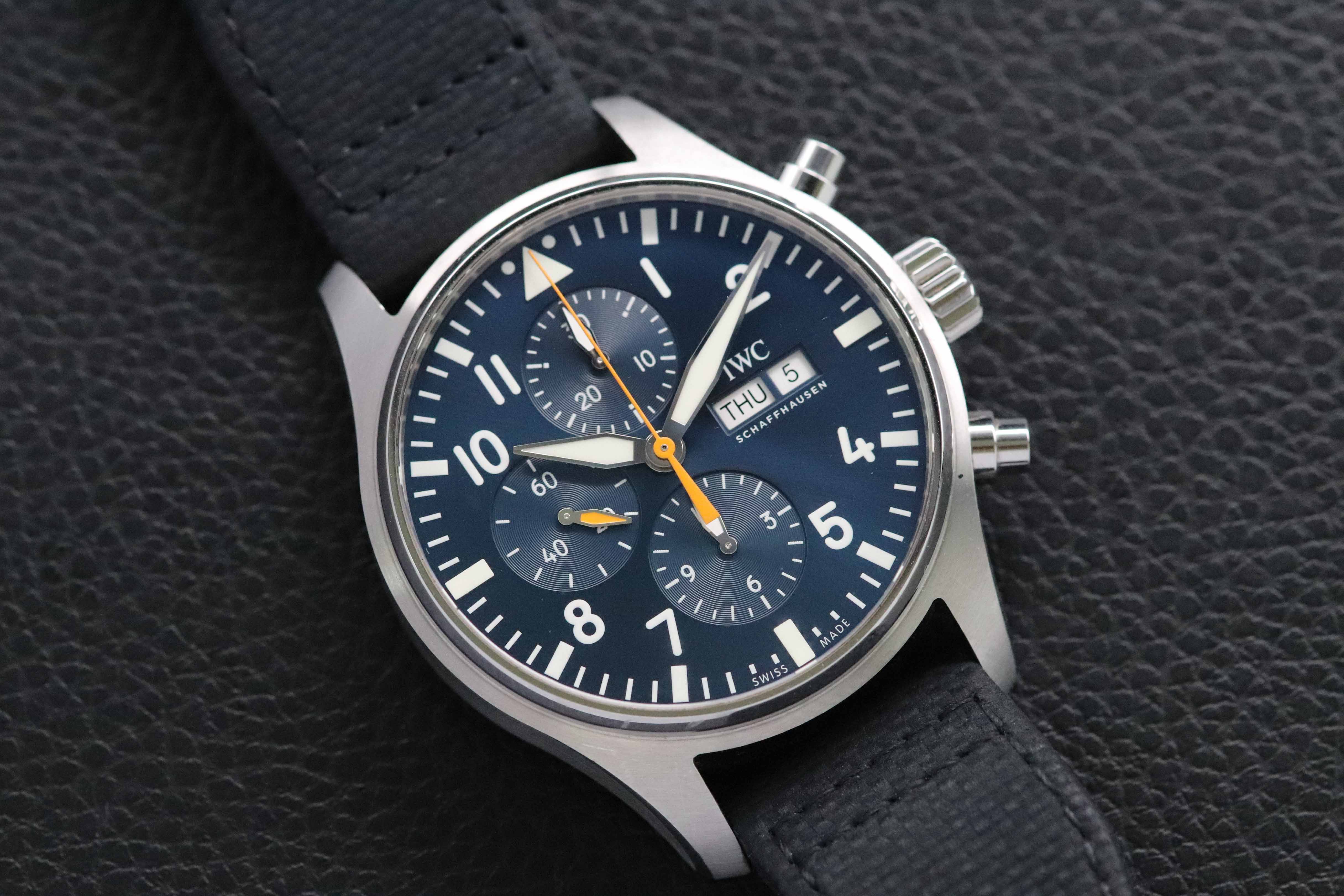 Montre d'aviateur IWC Chronographe IW377729, FULLSET 2021, coffret et PAPERS