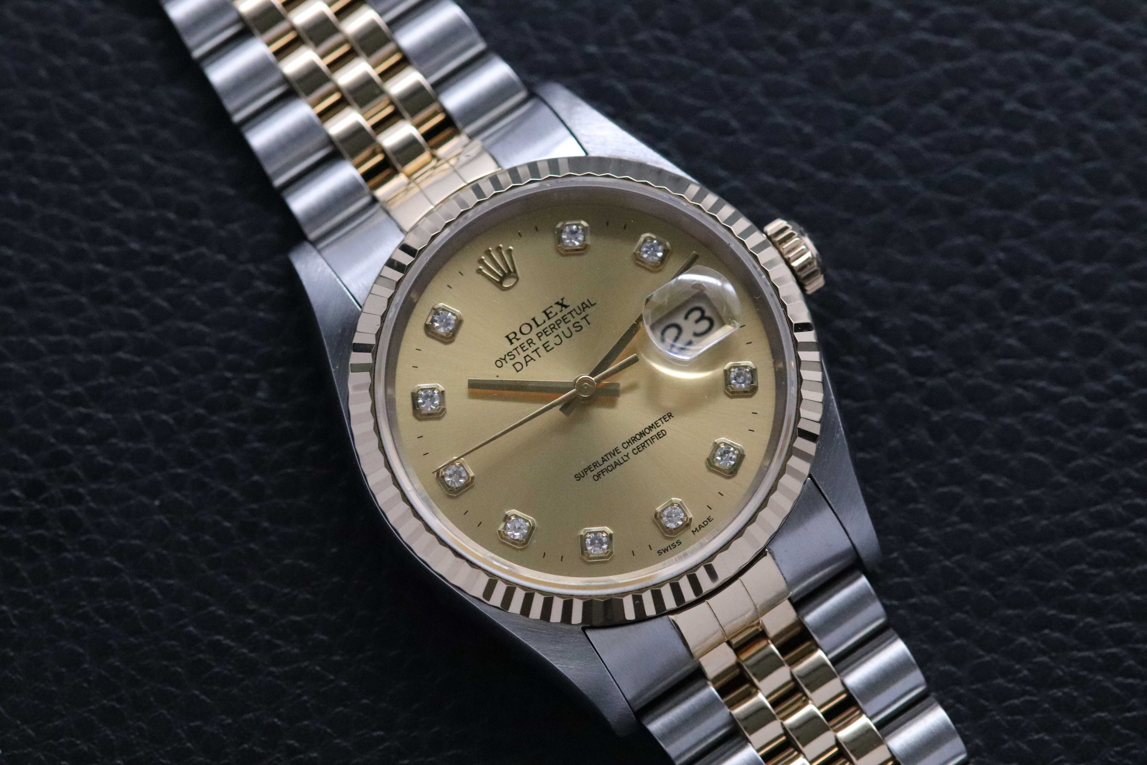 Rolex Datejust 16233G Fullset 1999 Box+Papers