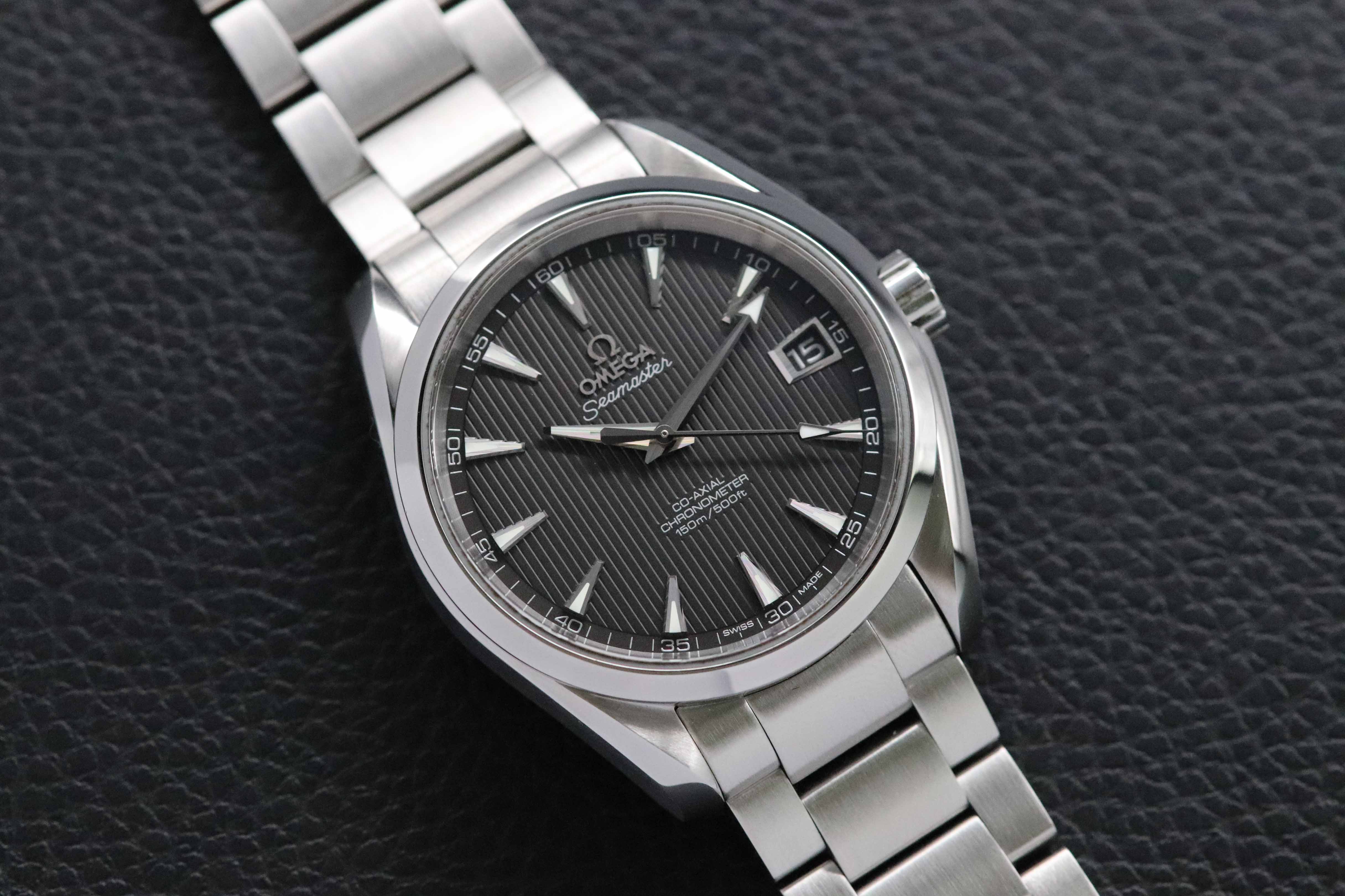 Omega Seamaster Aqua Terra 231.10.39.21.06.001 con quadrante grigio, 2013, con documenti