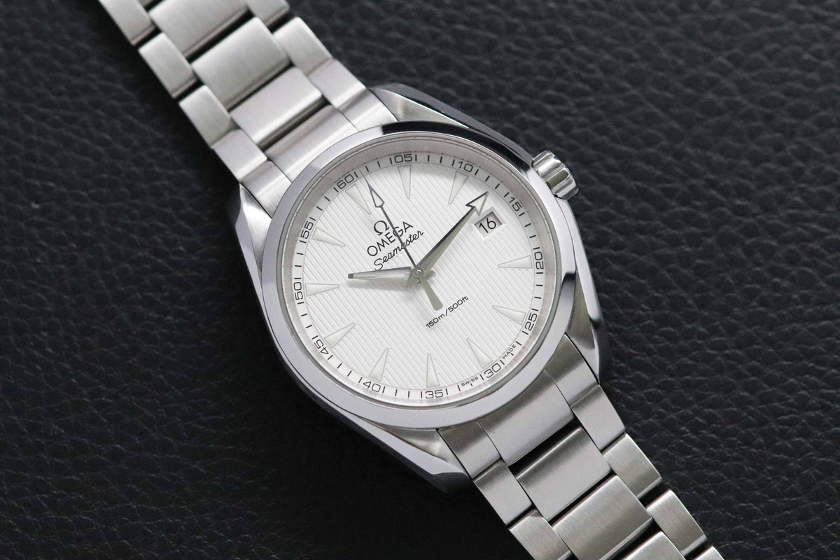 Omega Aqua Terra 231.10.39.60.02.001 Silver Dial 2017 Papers