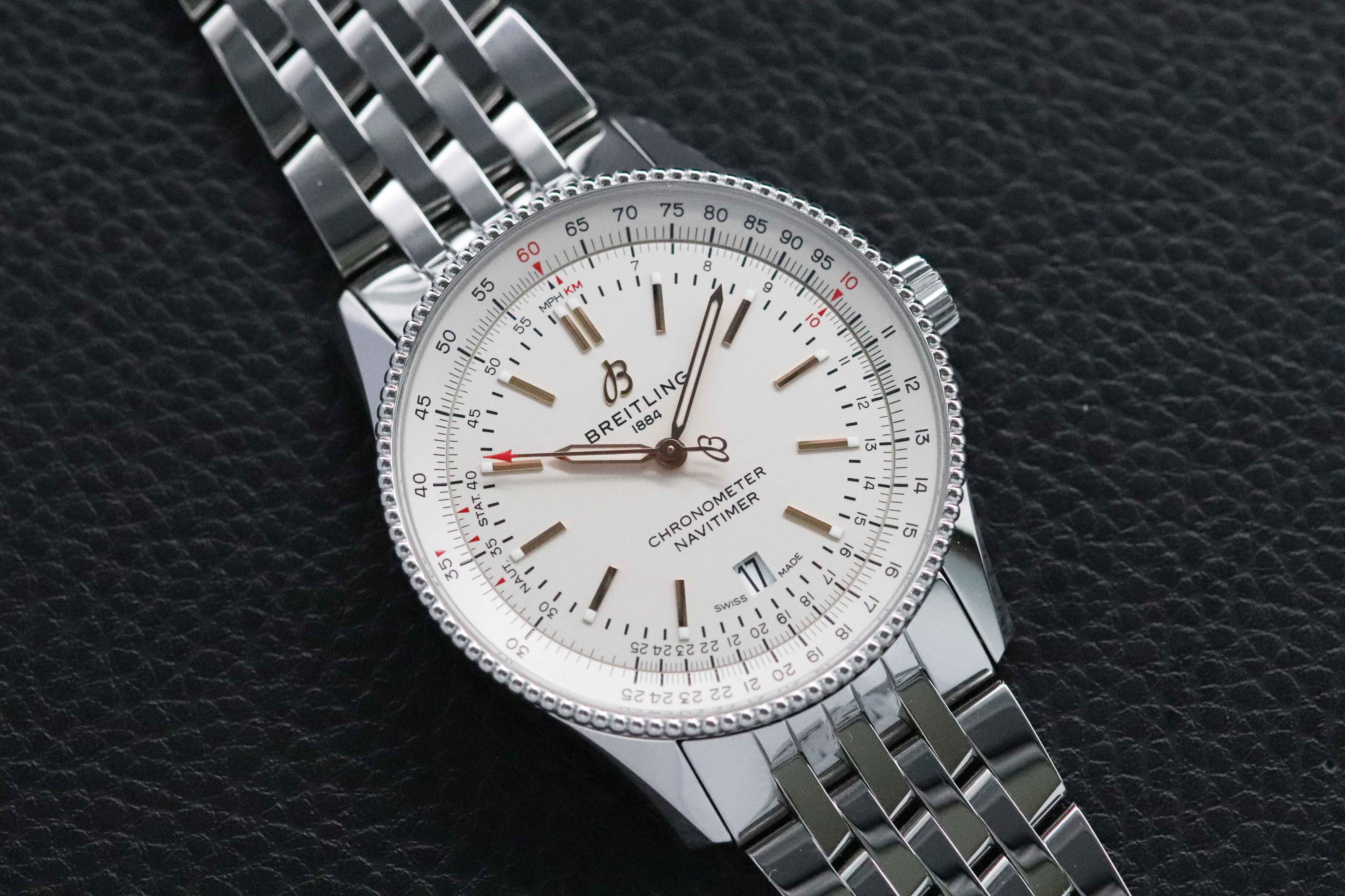 Breitling Navitimer 41 Silver A17326 Fullset 2022 Box+Papers