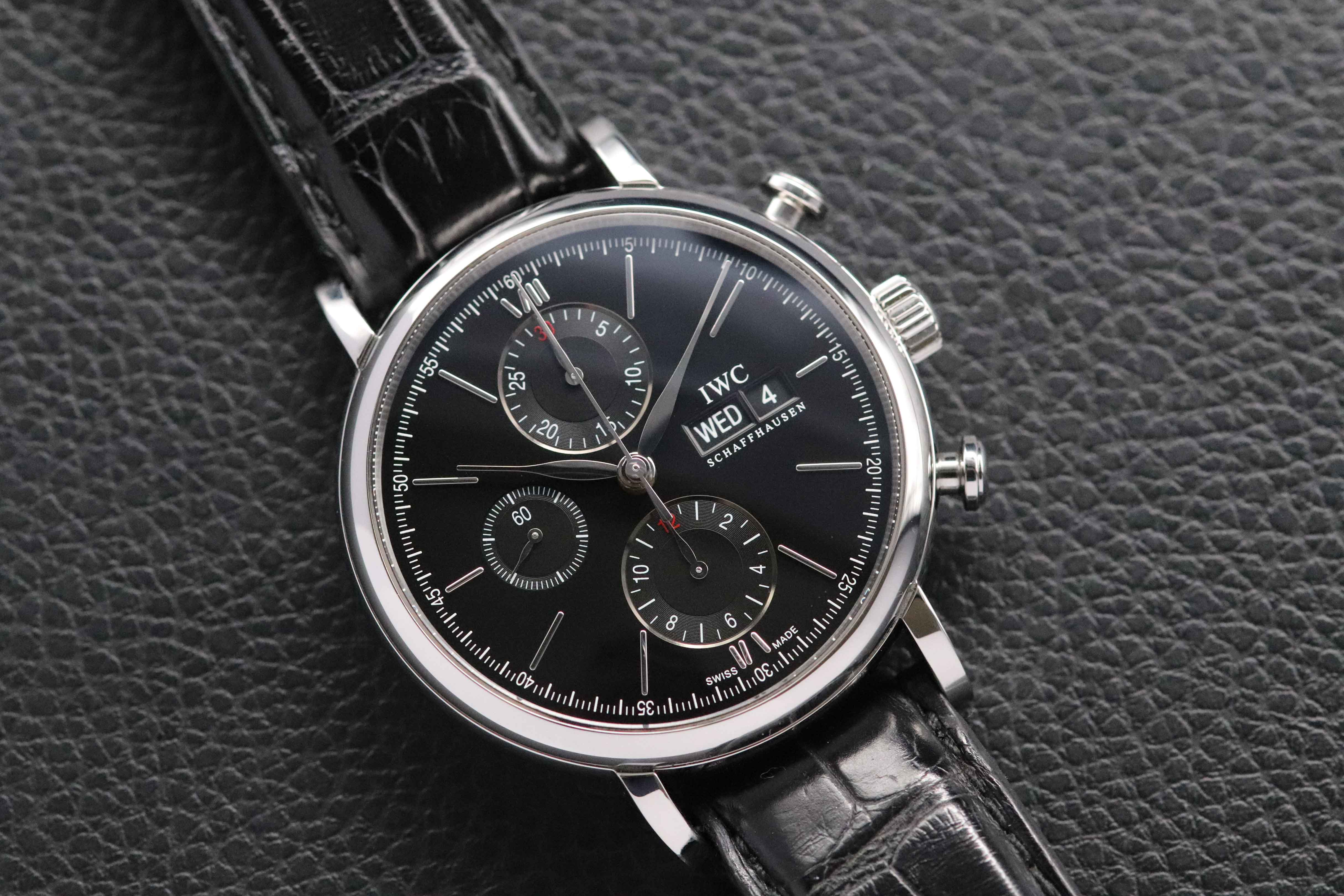 Chronographe IWC Portofino IW391029, FULLSET 2019, coffret et PAPERS