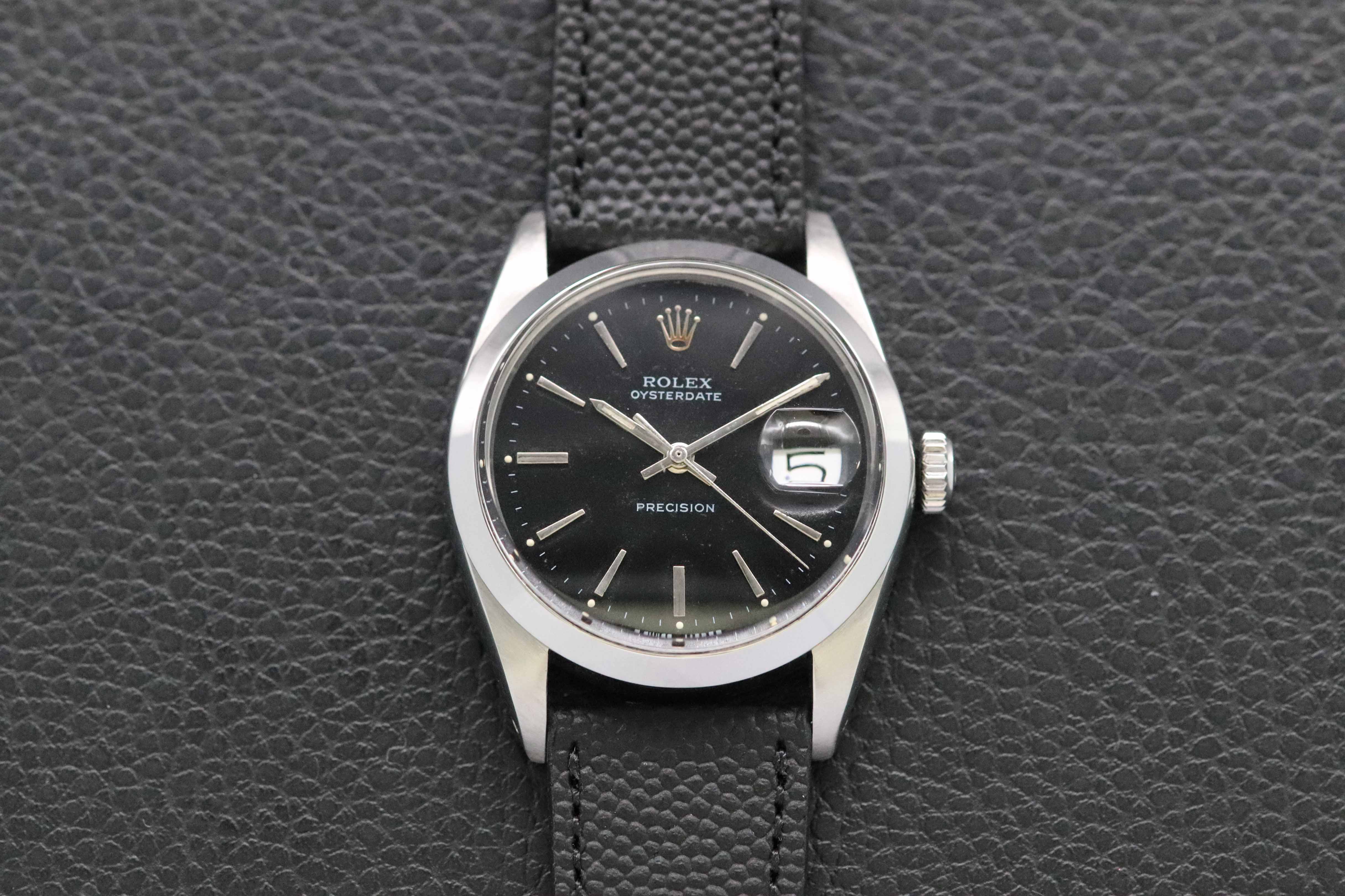 Rolex Oysterdate 6694 Black Dial 1964