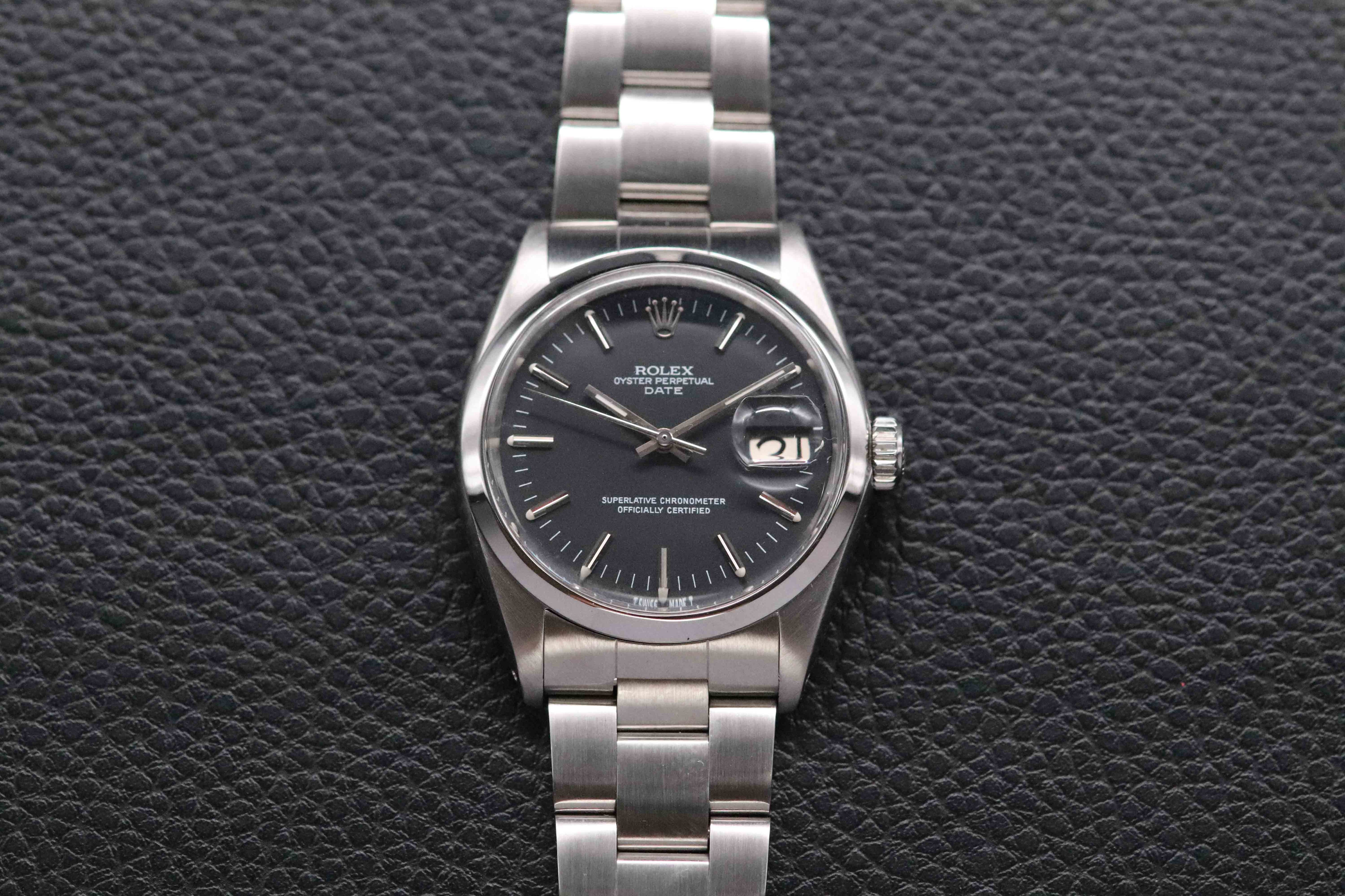 Rolex Date 1500 Black Dial 1969