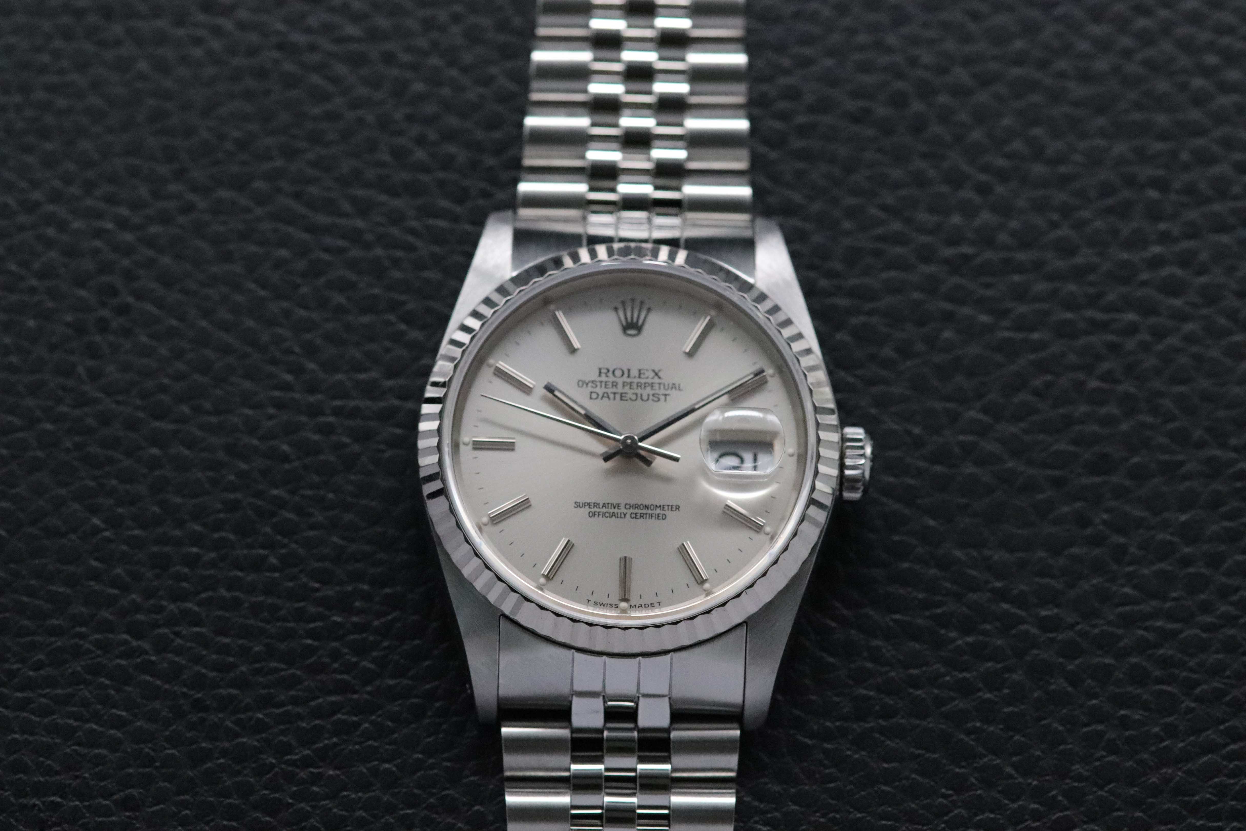 Rolex Datejust 16234 with Silver Dial, 1990