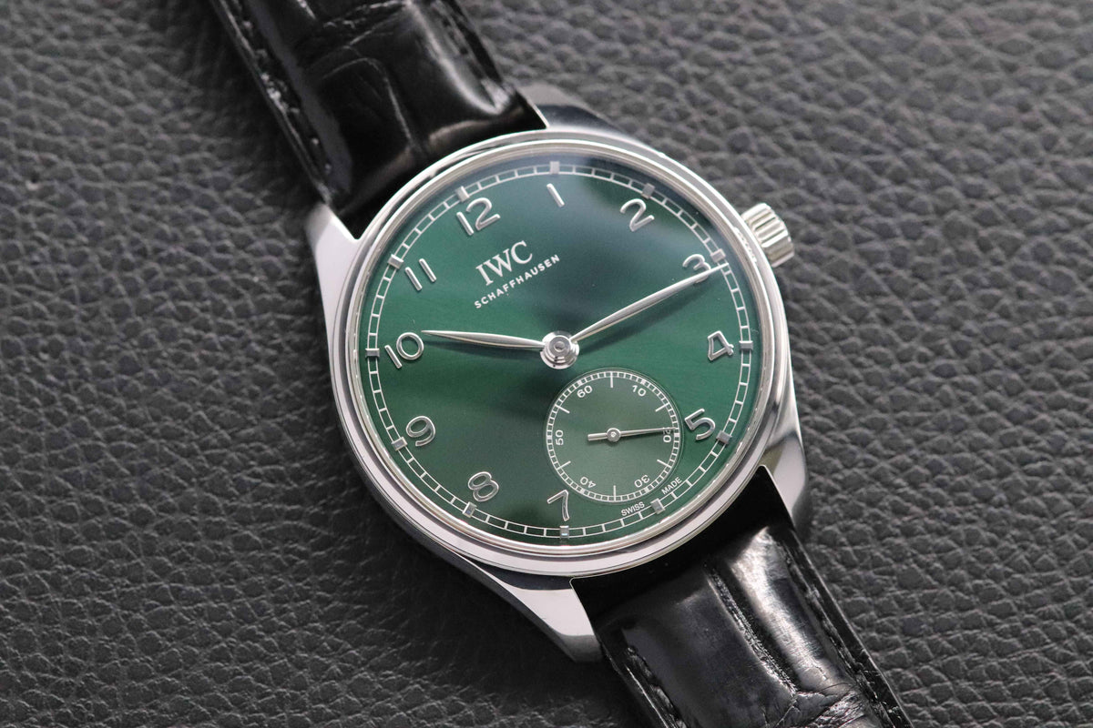 IWC Portugieser Automatic 40 IW358310 Green Dial Fullset 2023 Box+Papers