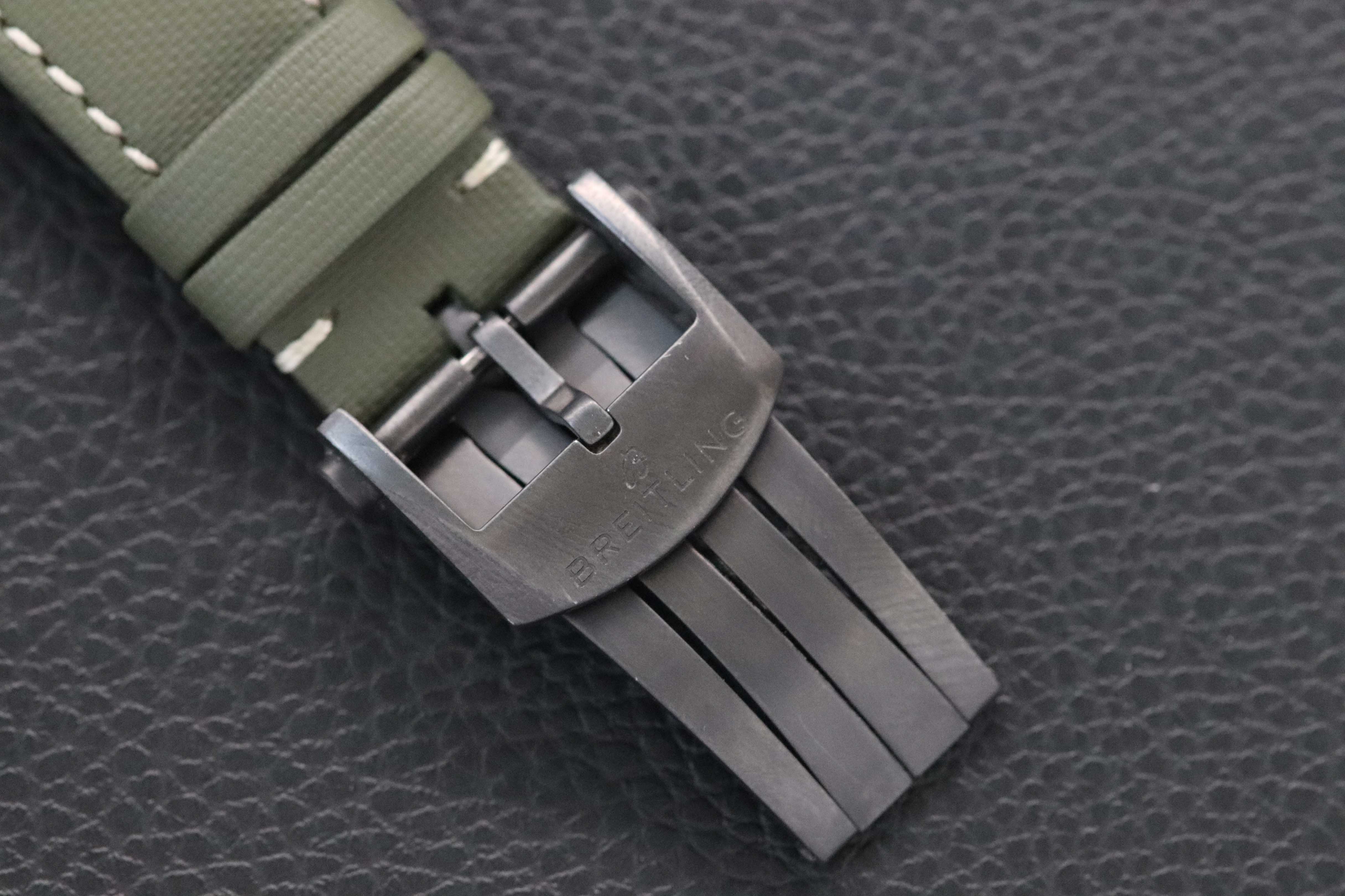 Breitling Aviator 8 Green A17315 Papers 2021