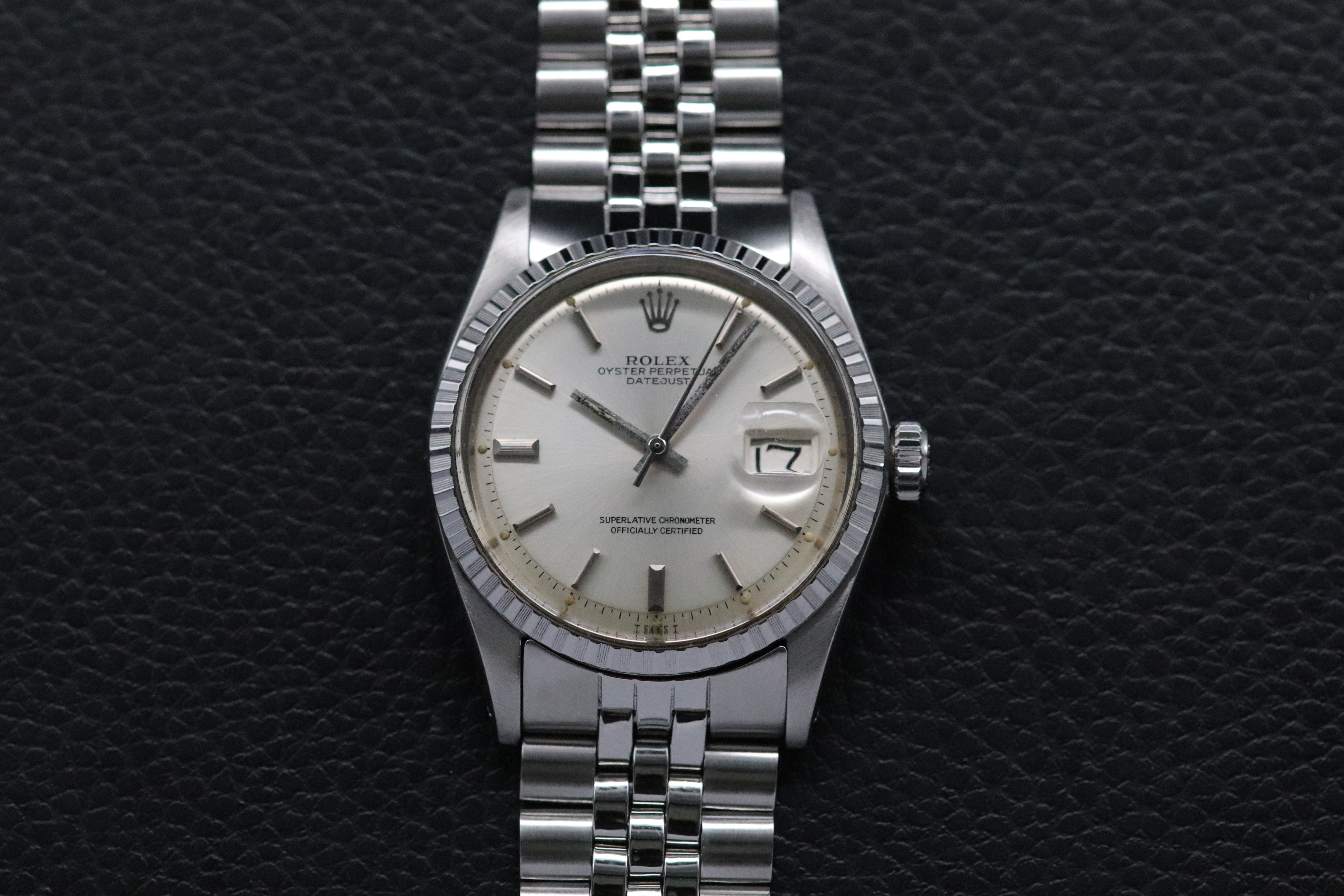 Rolex Datejust 1603 Quadrante argento 1972