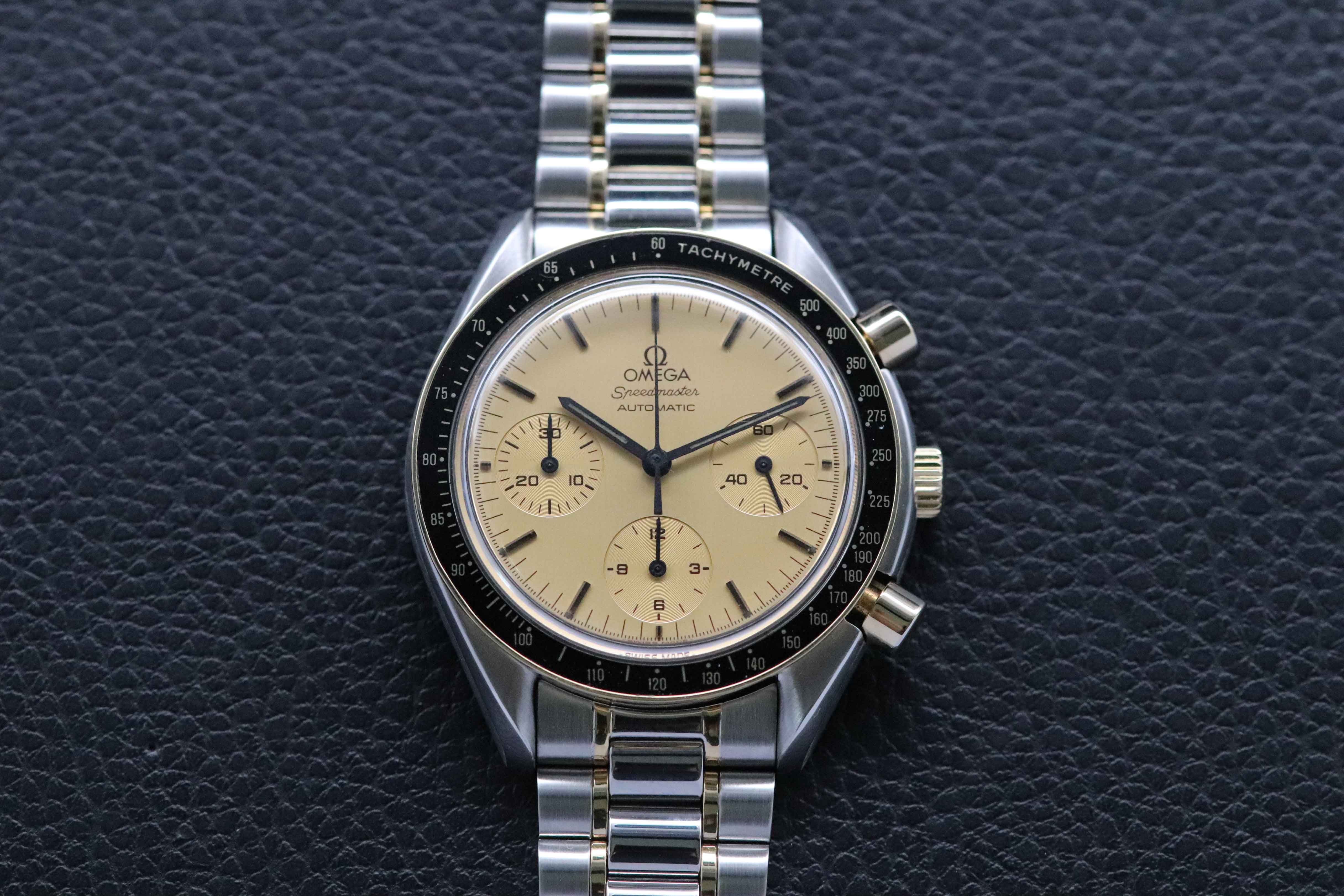 Omega Speedmaster Reduced 3310.10 Gold Dial 1989