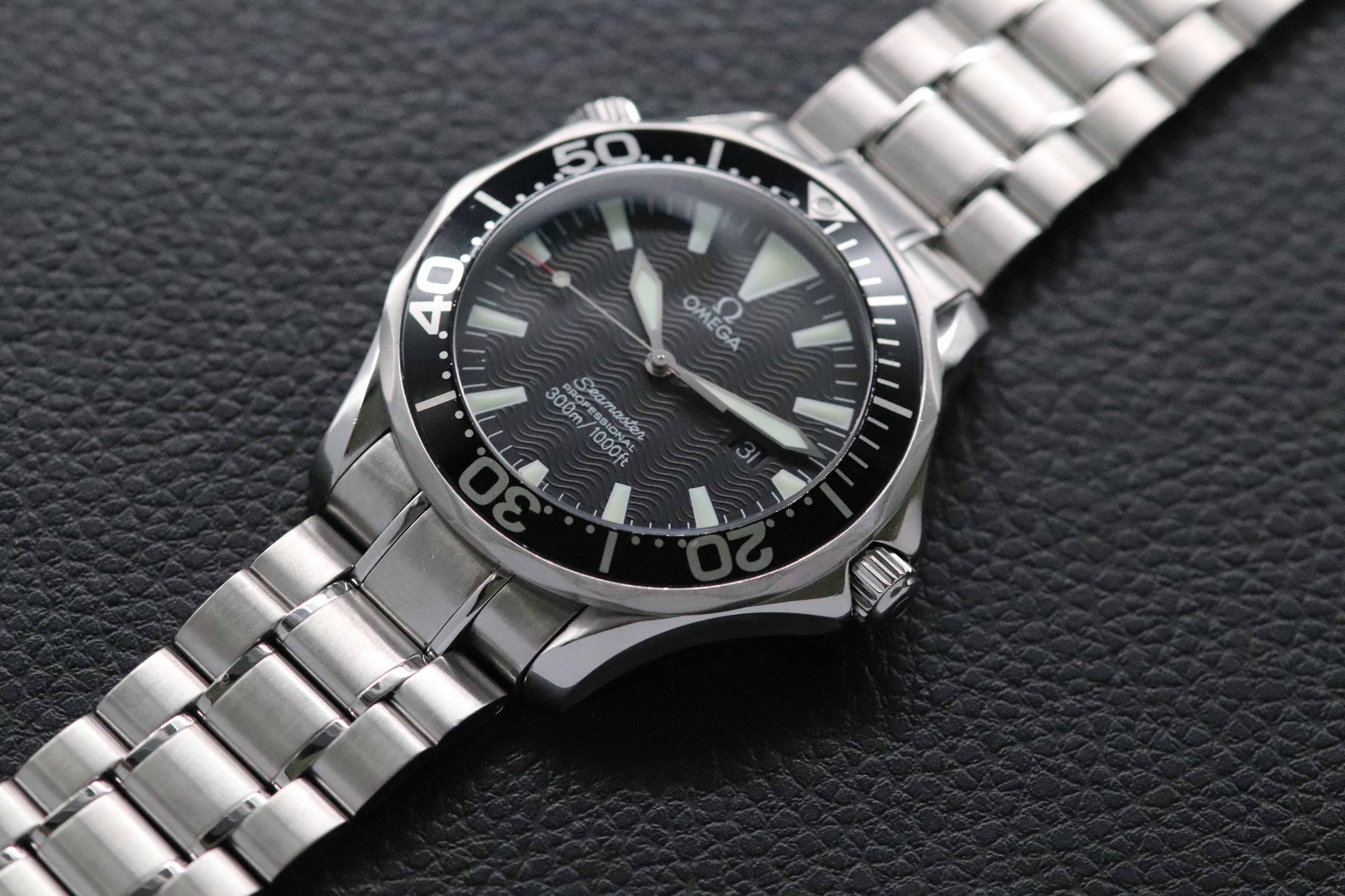 Omega Seamaster Diver 300 2264.50 Esfera Negra 1998