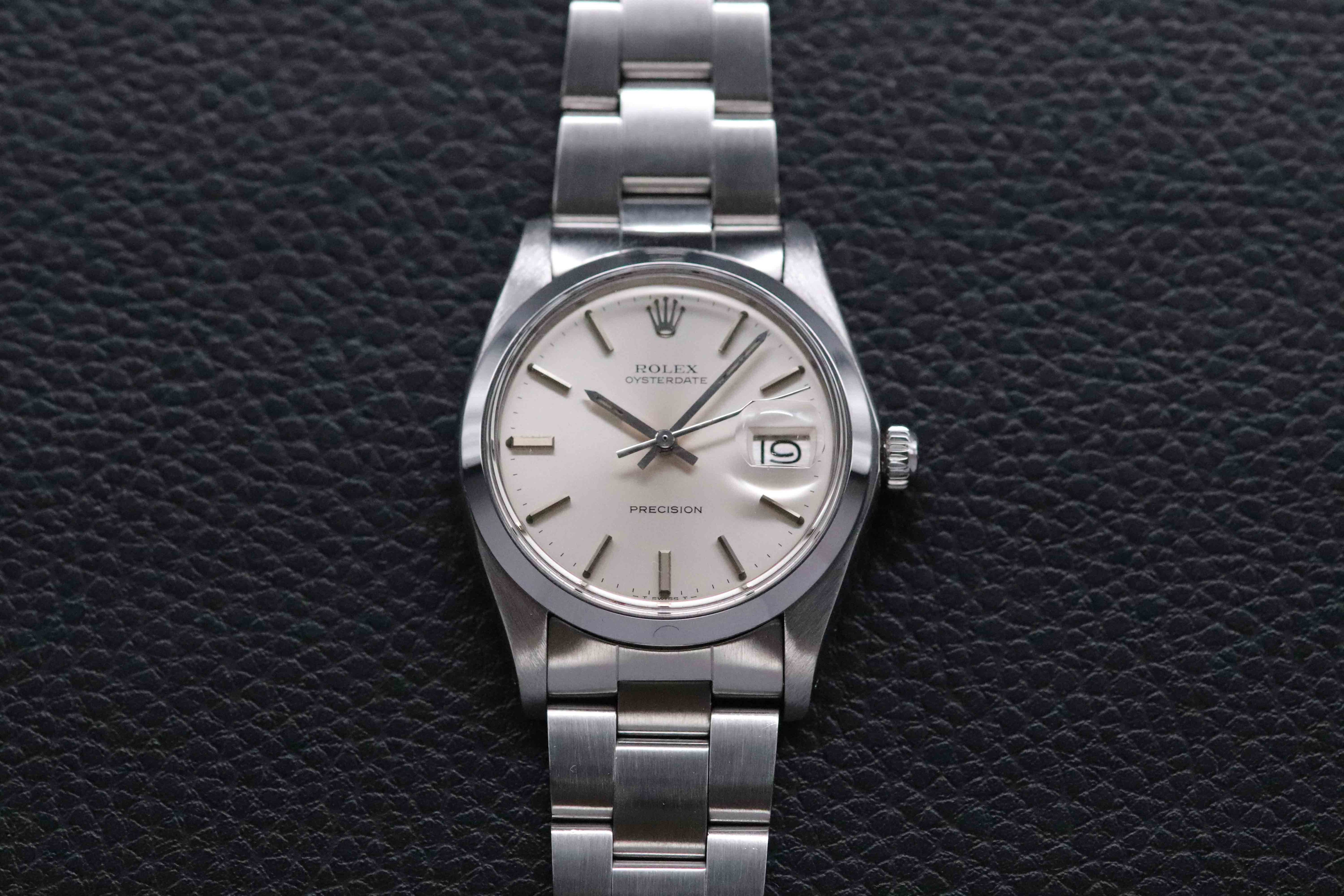 Rolex Oysterdate Precision 6694 Silver Dial 1981