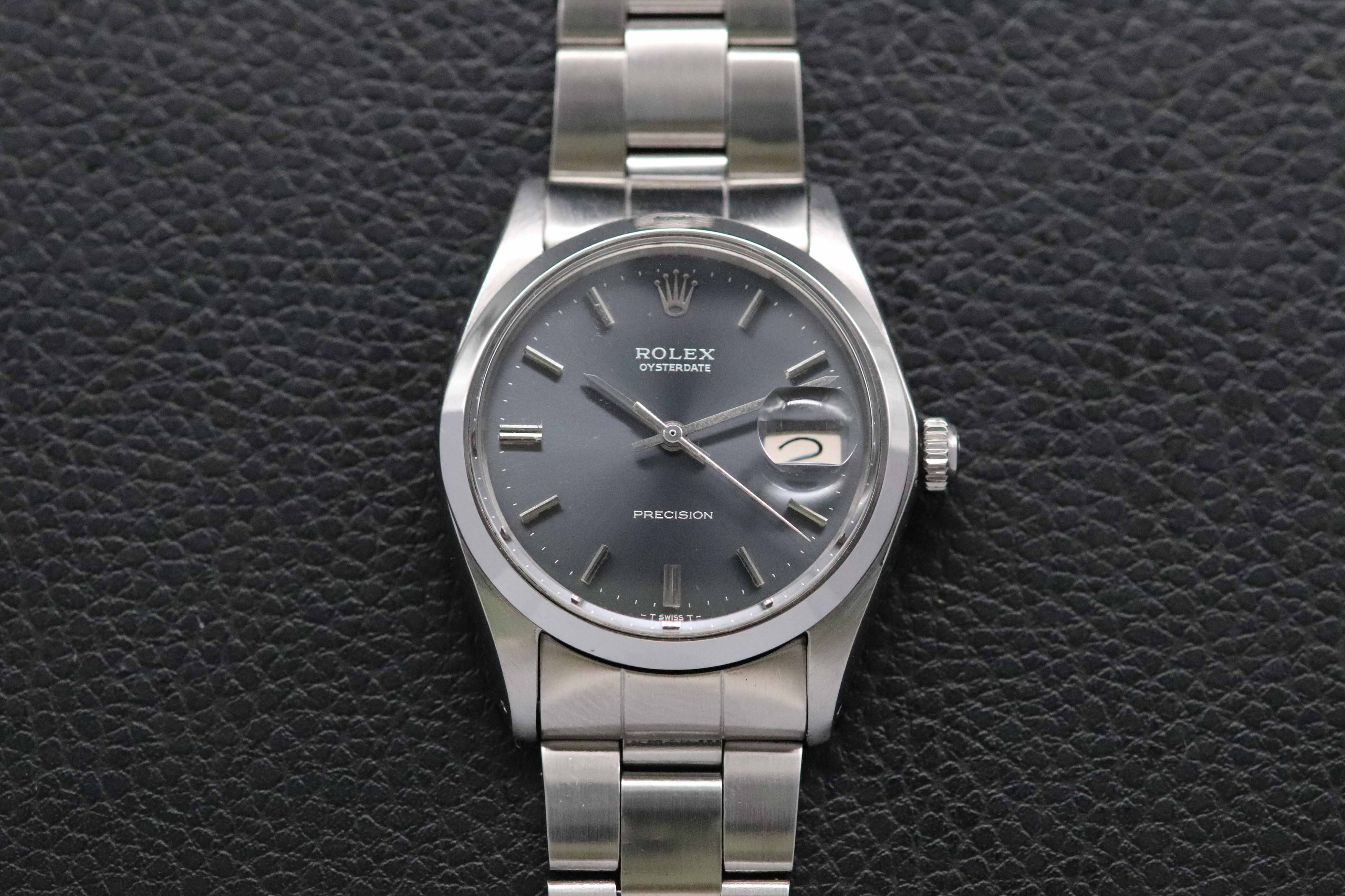 Rolex Oysterdate 6694 Quadrante grigio 1971