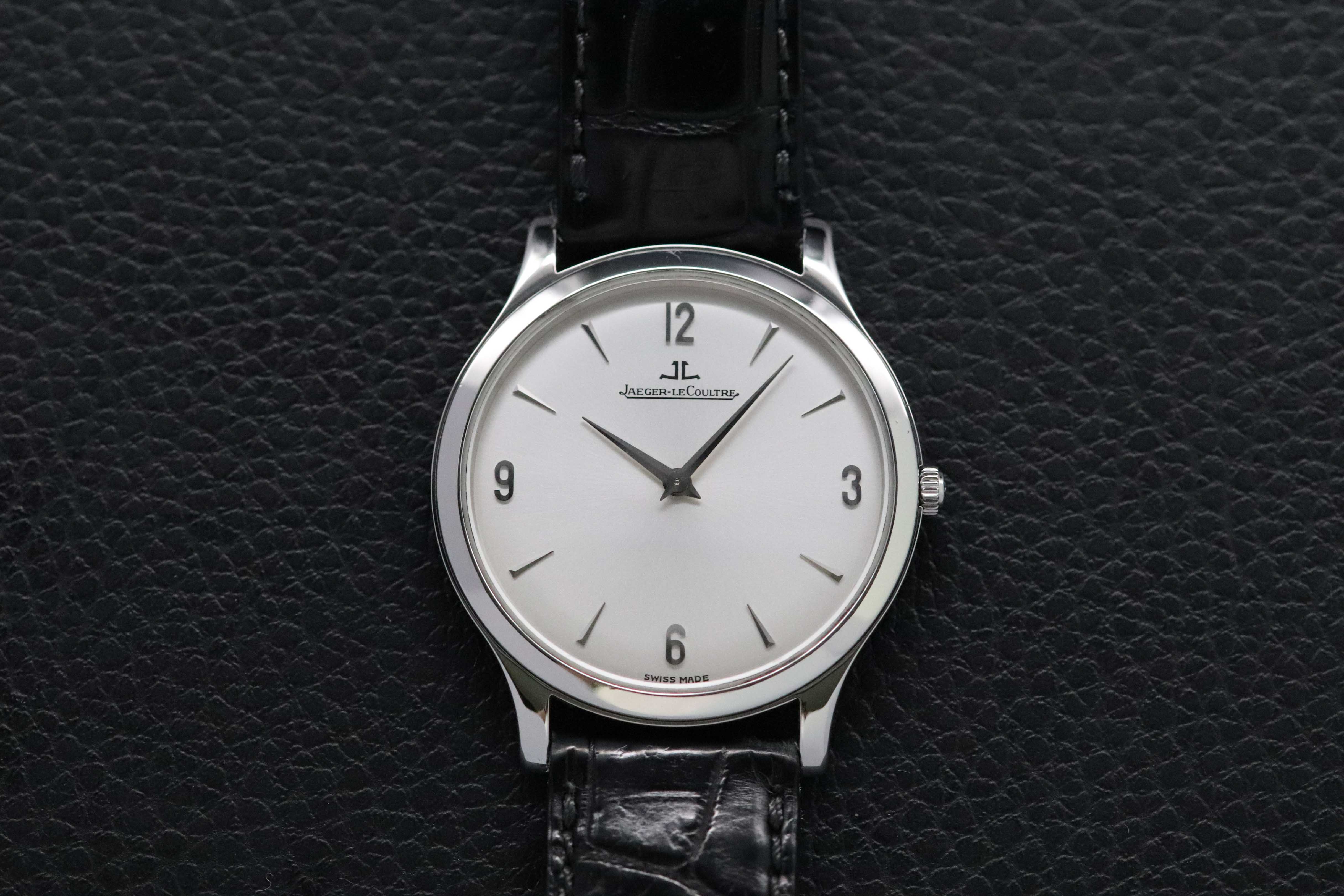 Jaeger-LeCoultre Master Ultra Thin 145.8.79.S Quadrante argento 2002