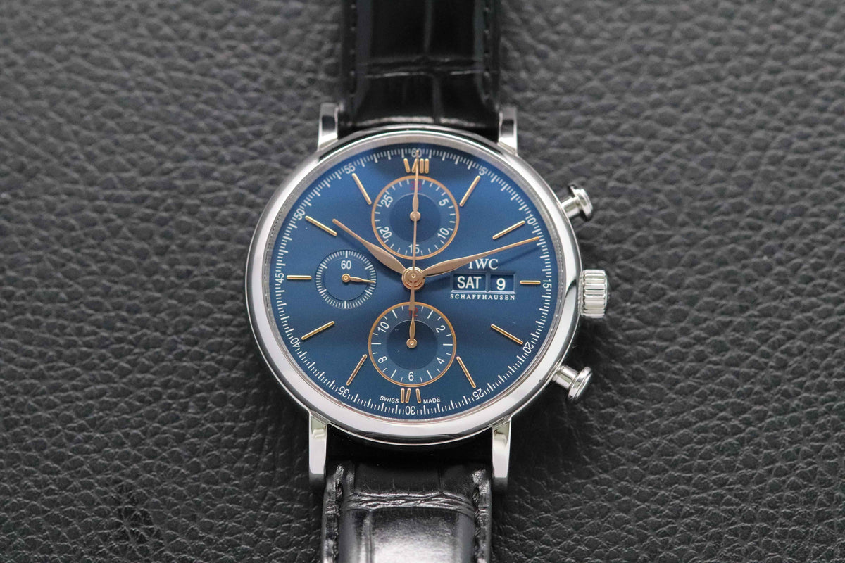 IWC Portofino Chronograph IW391036 Fullset 2020 Box+Papers
