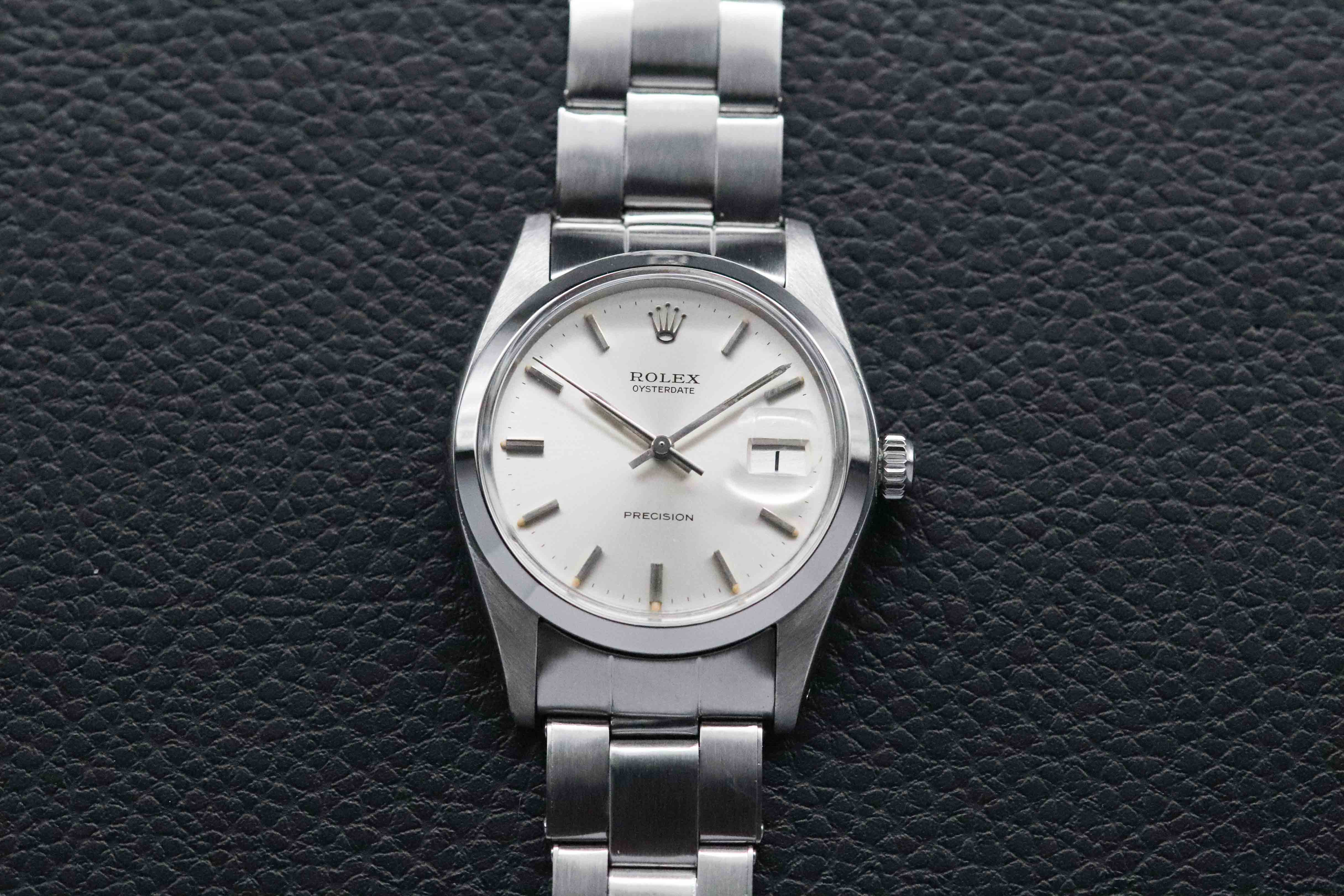 Rolex Oysterdate 6694 Silver Dial 1977