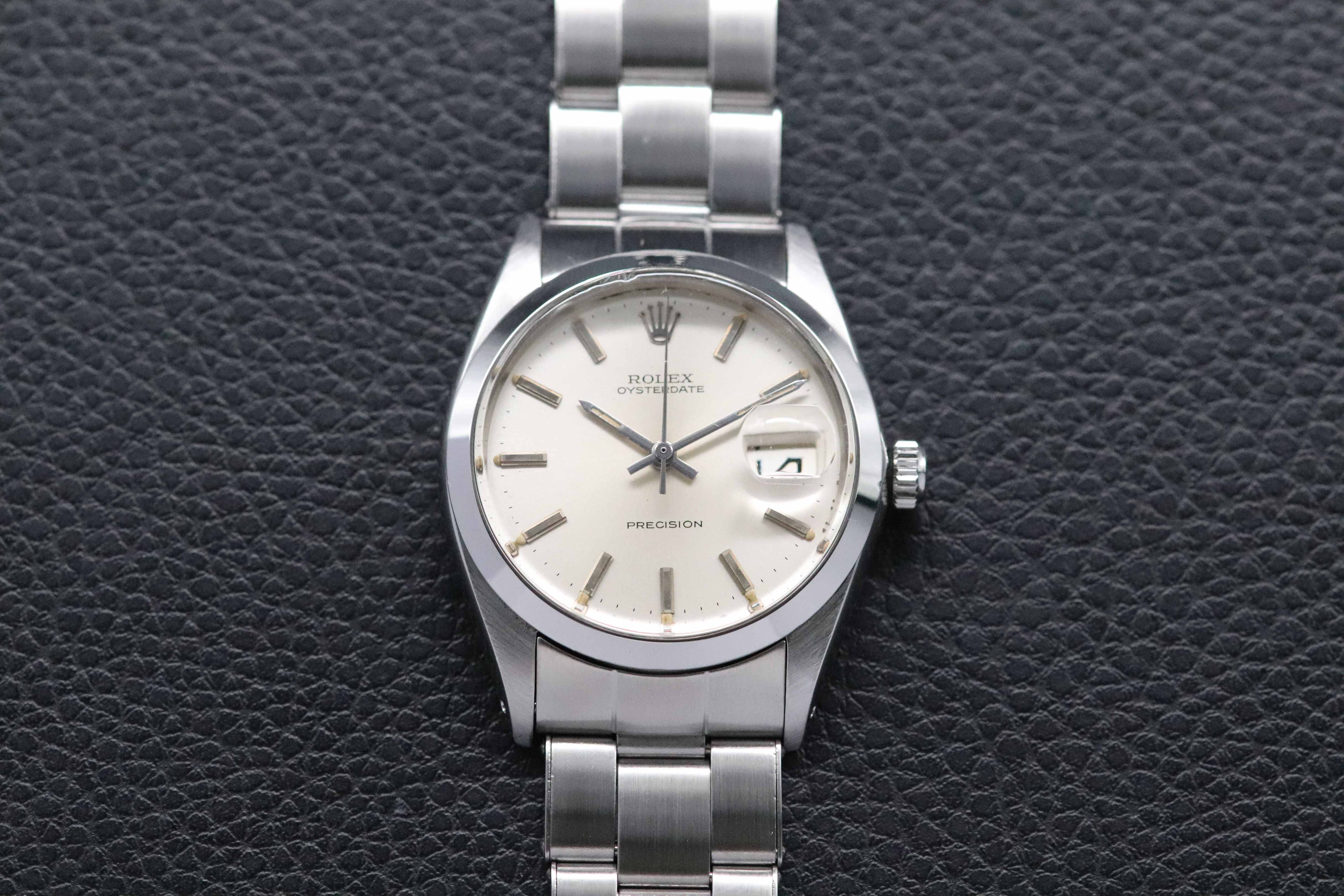 Rolex Oysterdate 6694 Silver Dial 1968