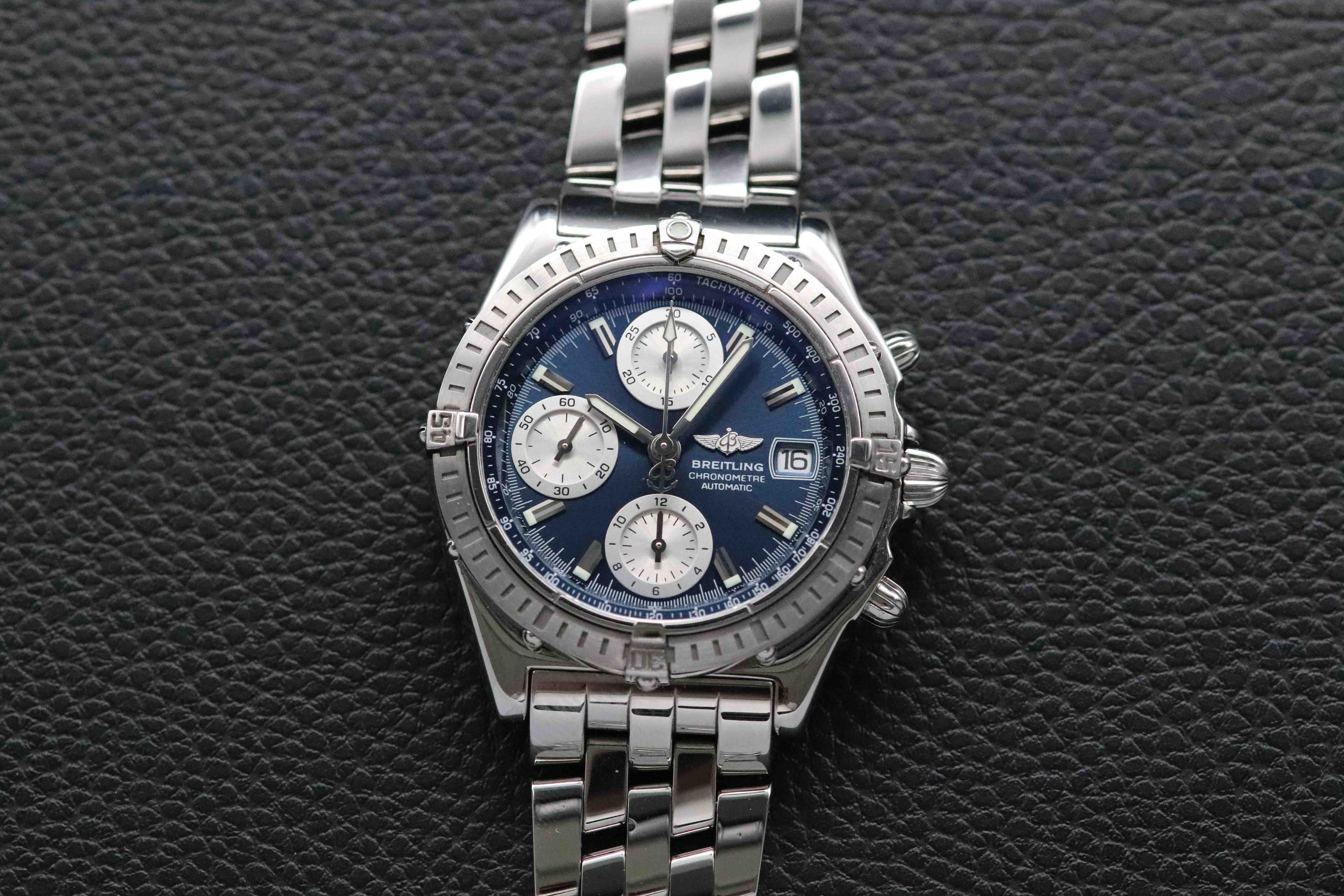 Breitling Chronomat A13352 Blue Dial 2005