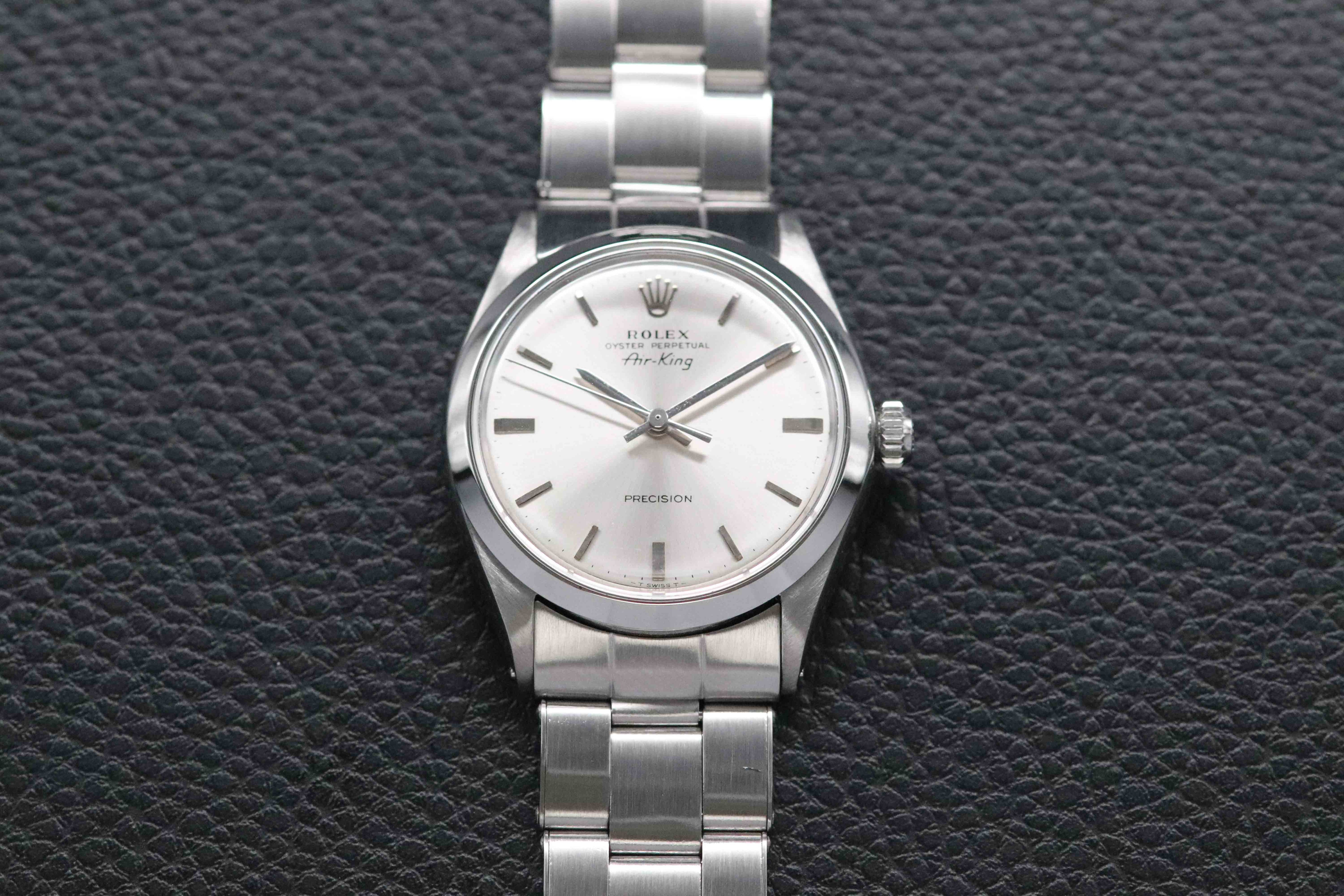 Rolex Air-King 5500 Silver Dial 1968