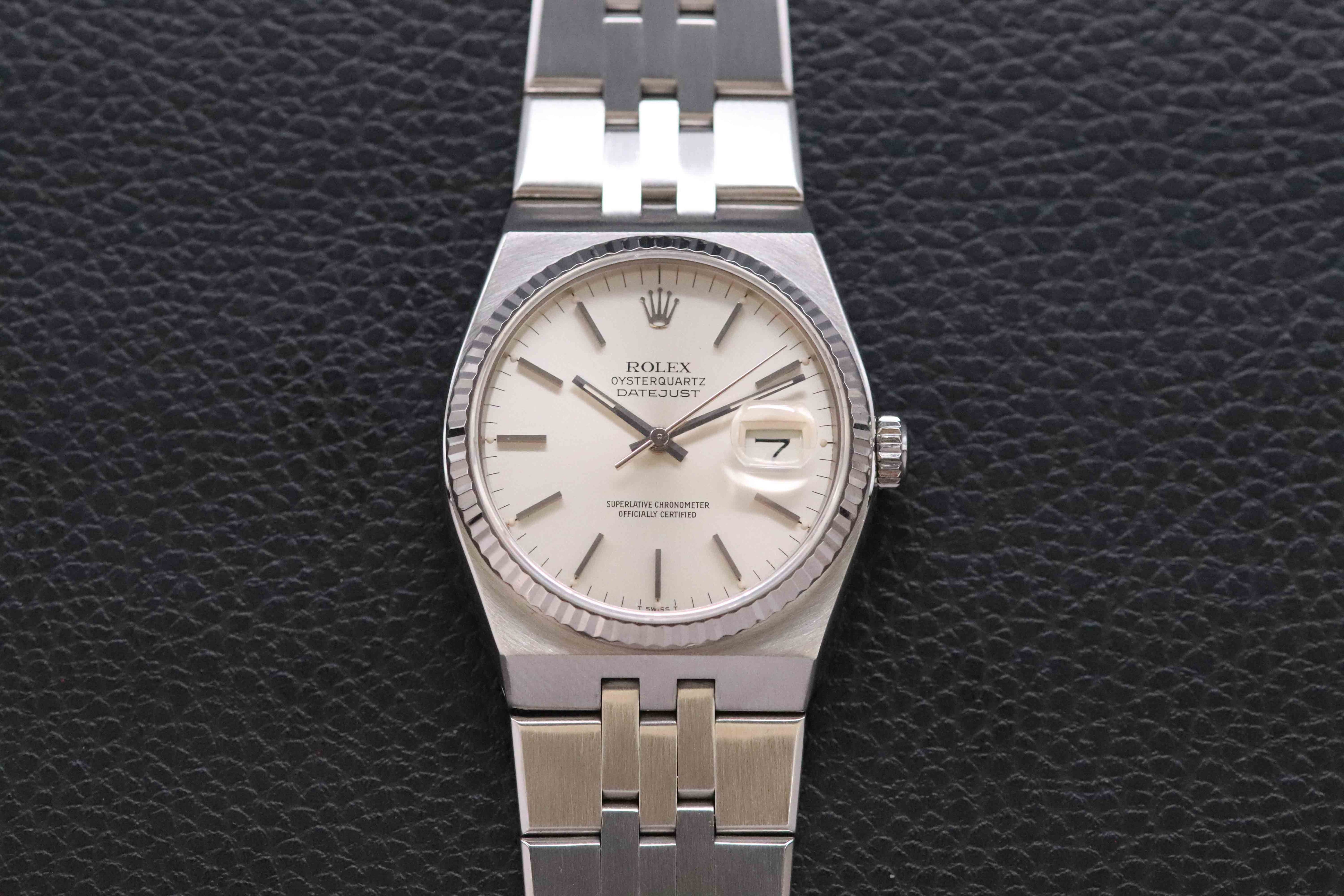 Rolex Datejust Oysterquartz 17014 Silver 1984