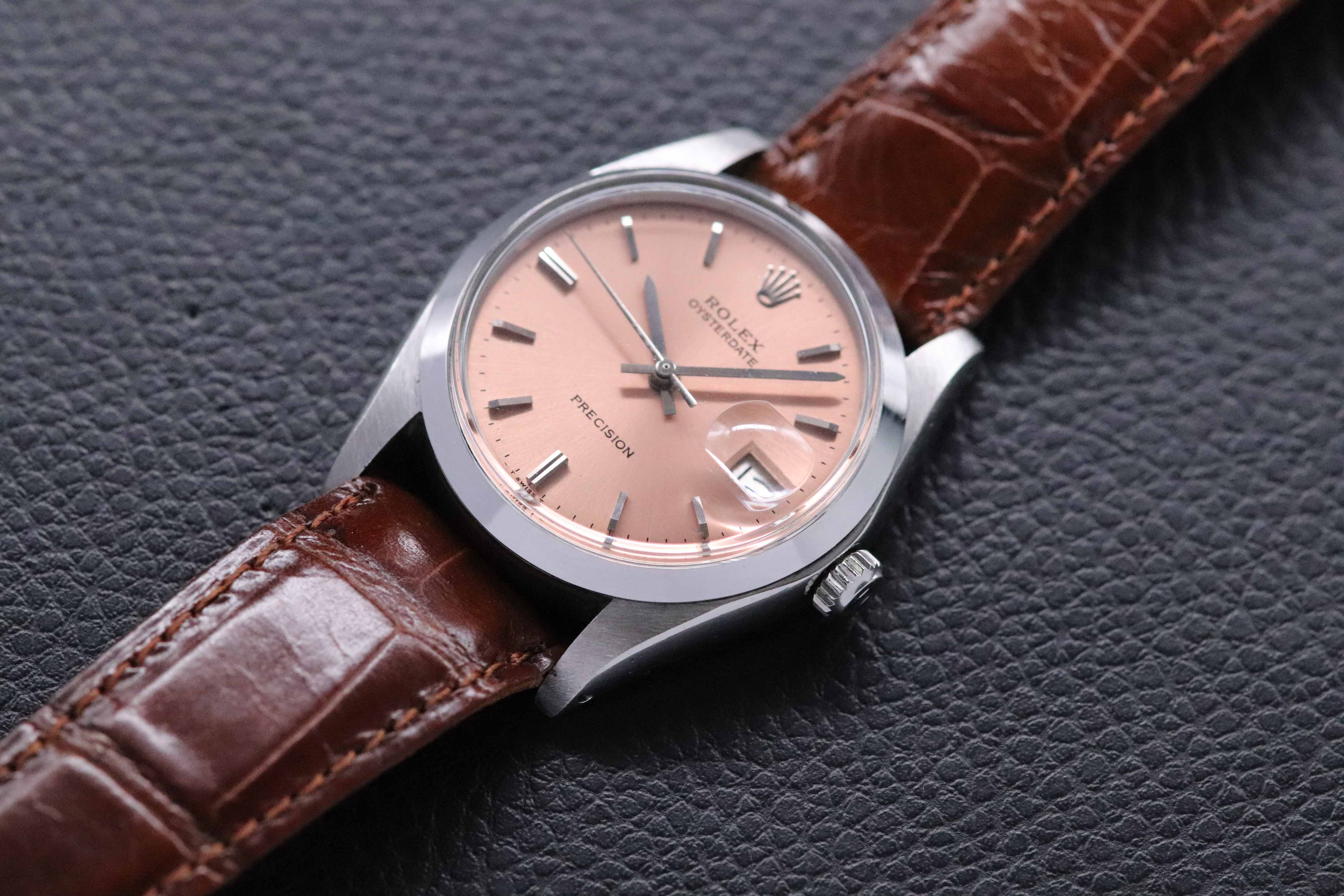 Rolex Oysterdate 6694 with Pink Dial, 1980