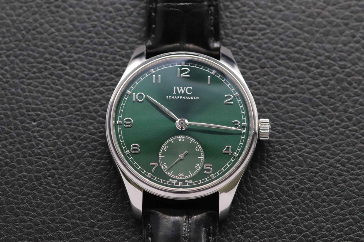 IWC Portugieser Automatic 40 IW358310 Green Dial Fullset 2023 Box+Papers