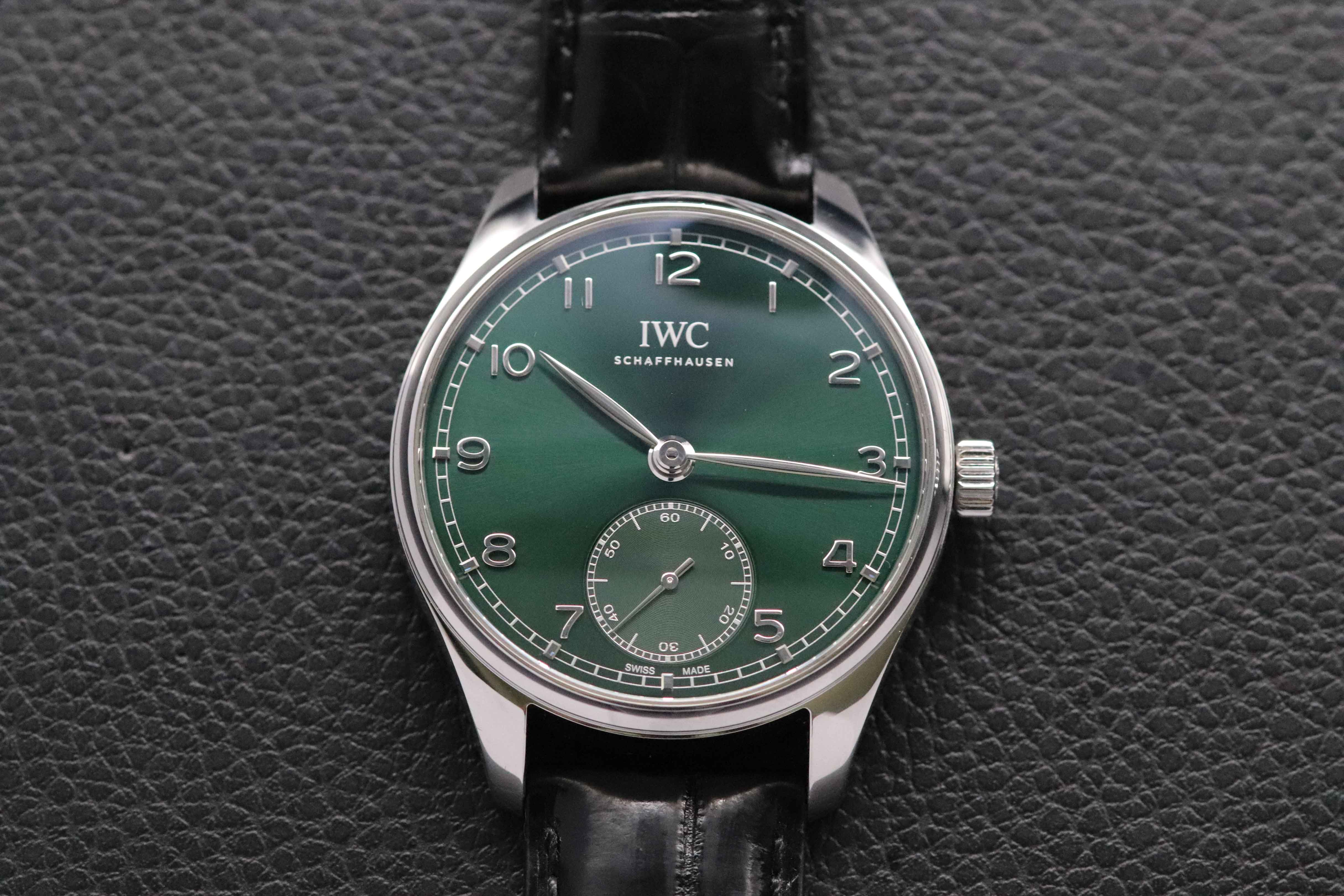 IWC Portugieser Automatic 40 IW358310 Green Dial Fullset 2023 Box+Papers