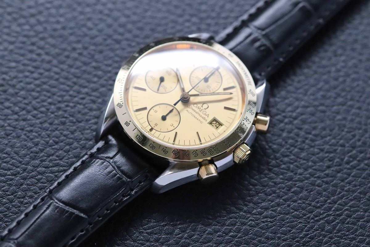 Omega Speedmaster Date 3311.10 Gold Dial 1995