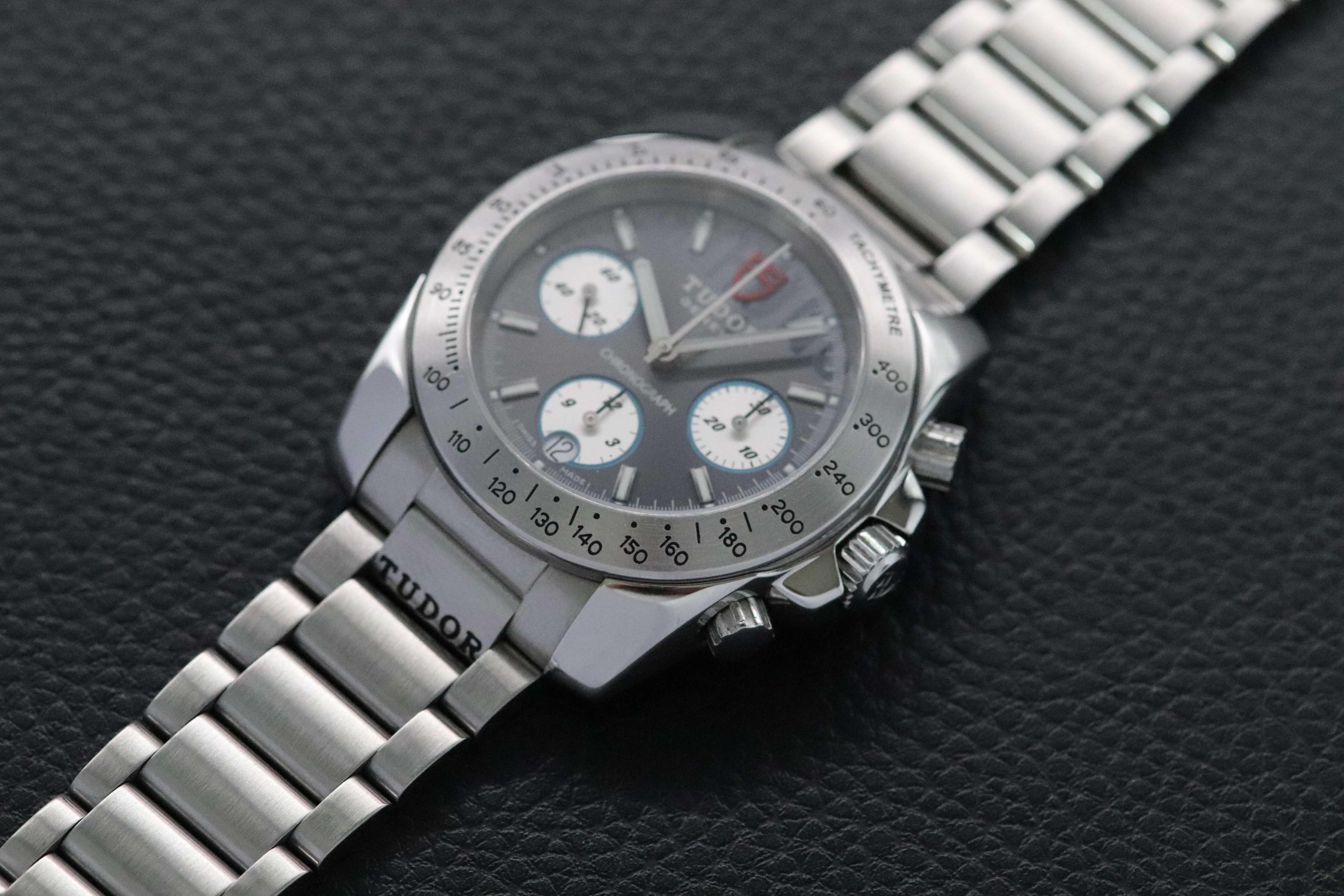 Tudor Sport Chronograph 20300 Silver Dial 2009