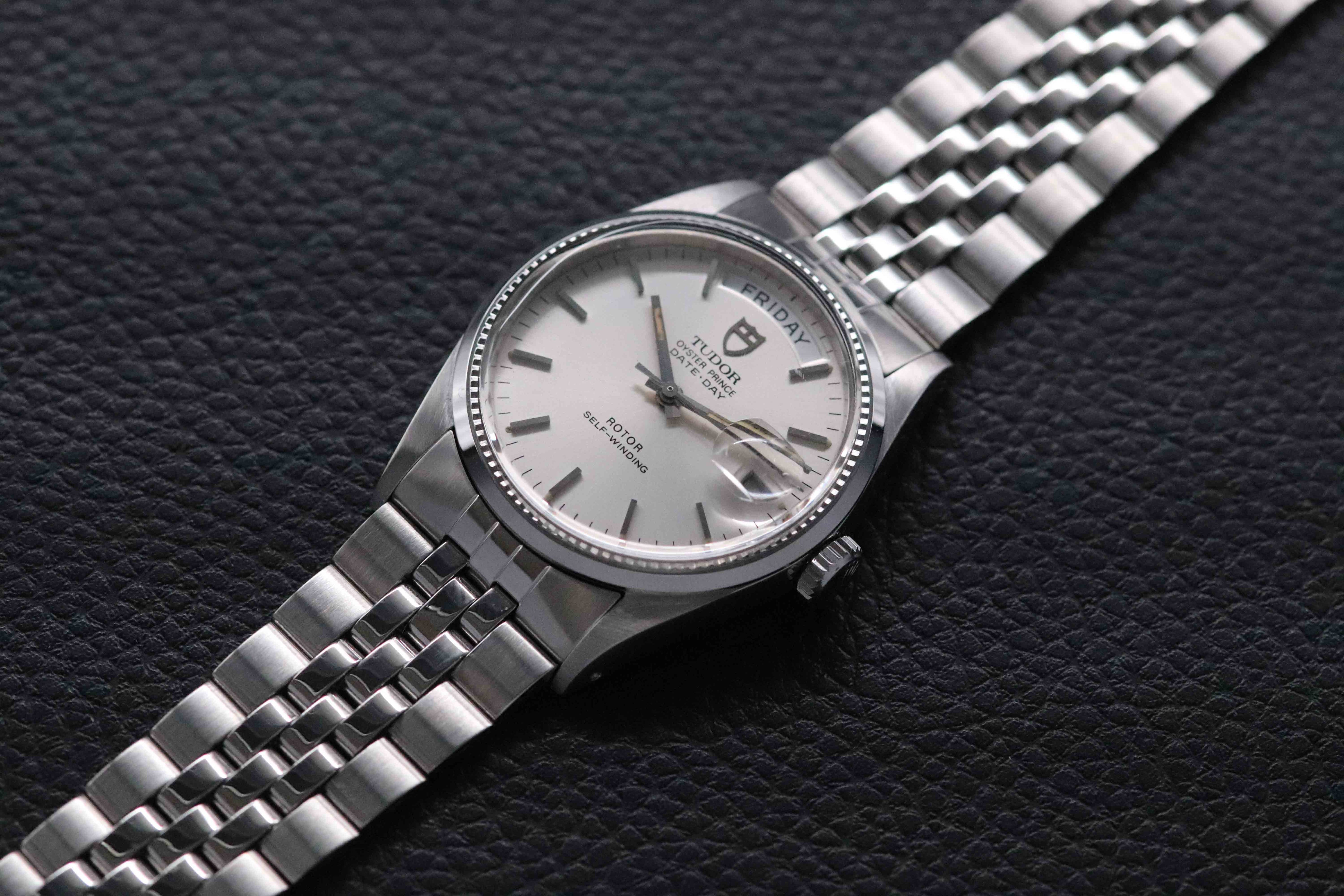 Tudor Prince Date-Day 94710 Silver Dial 1989