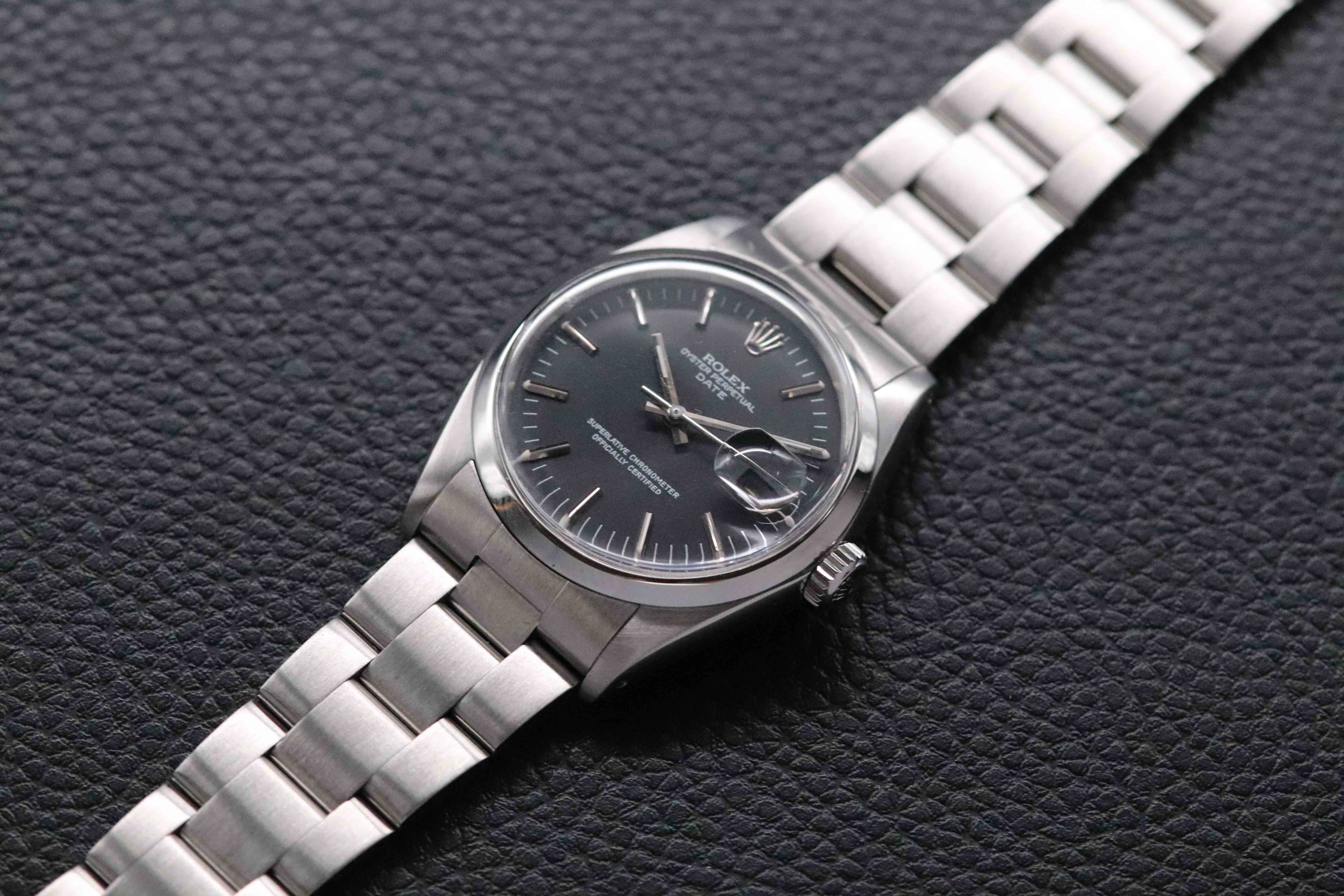 Rolex Date 1500 Black Dial 1969