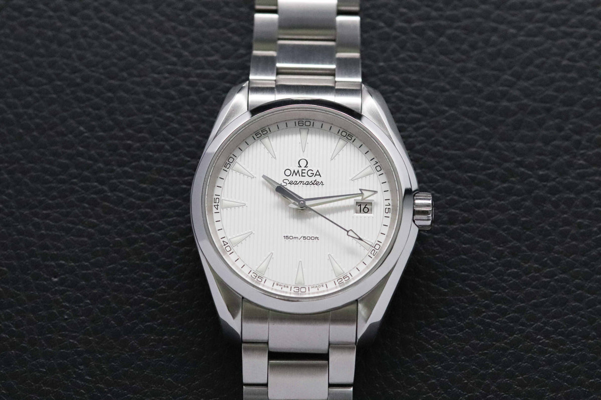 Omega Aqua Terra 231.10.39.60.02.001 Silver Dial 2017 Papers