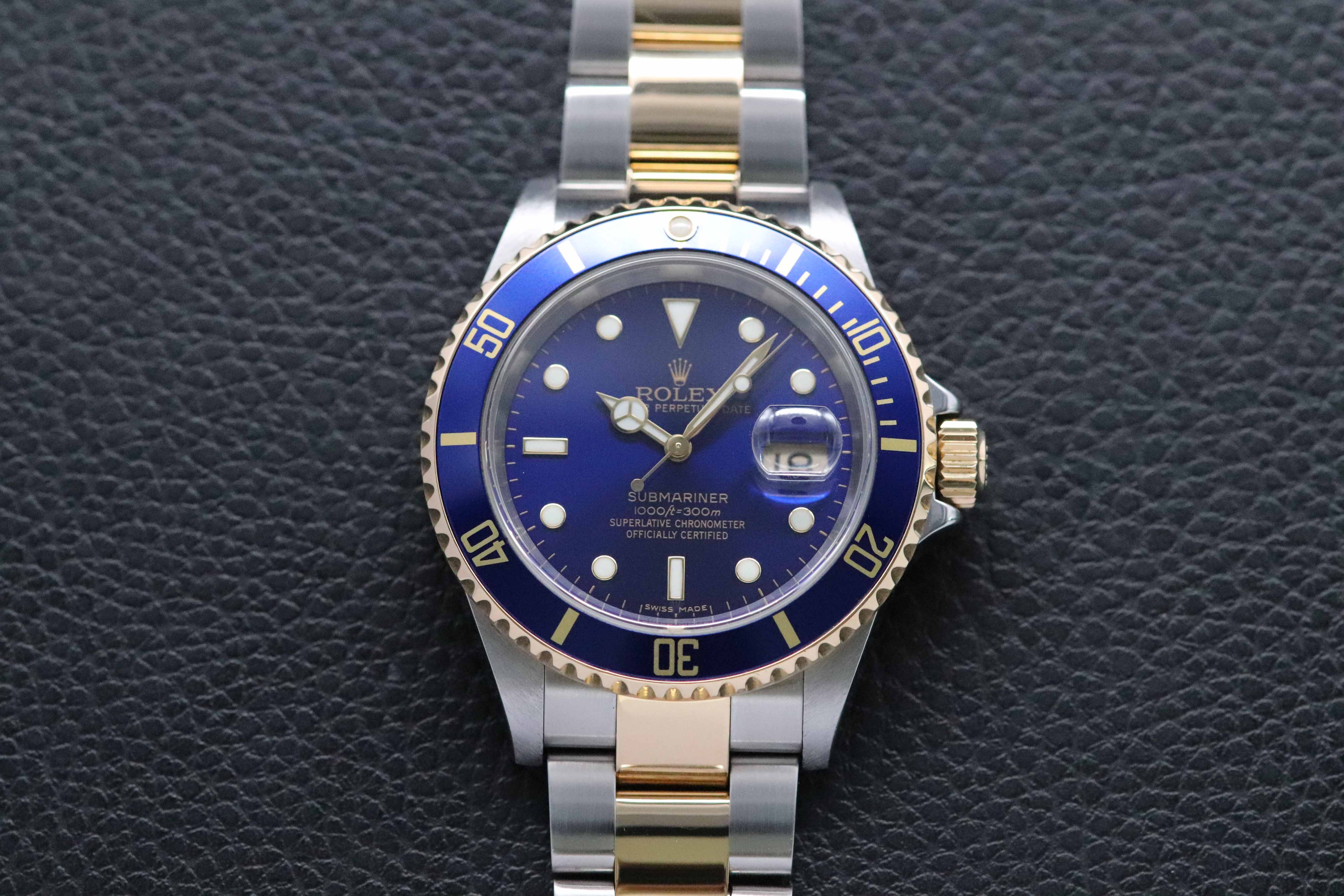 Rolex Submariner Date 16613LB Fullset 2008 Box+Papers