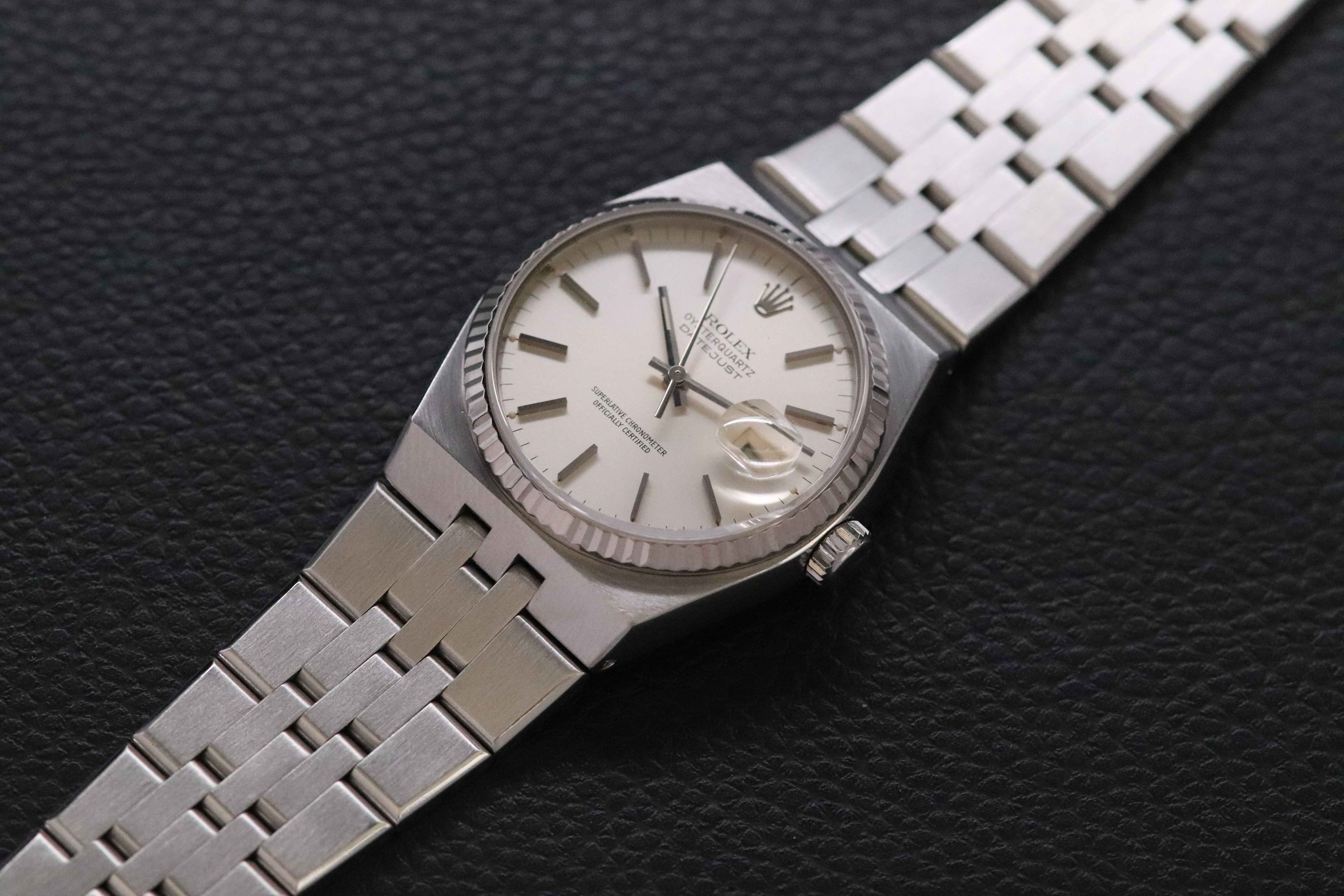 Rolex Datejust Oysterquartz 17014 Silver 1984