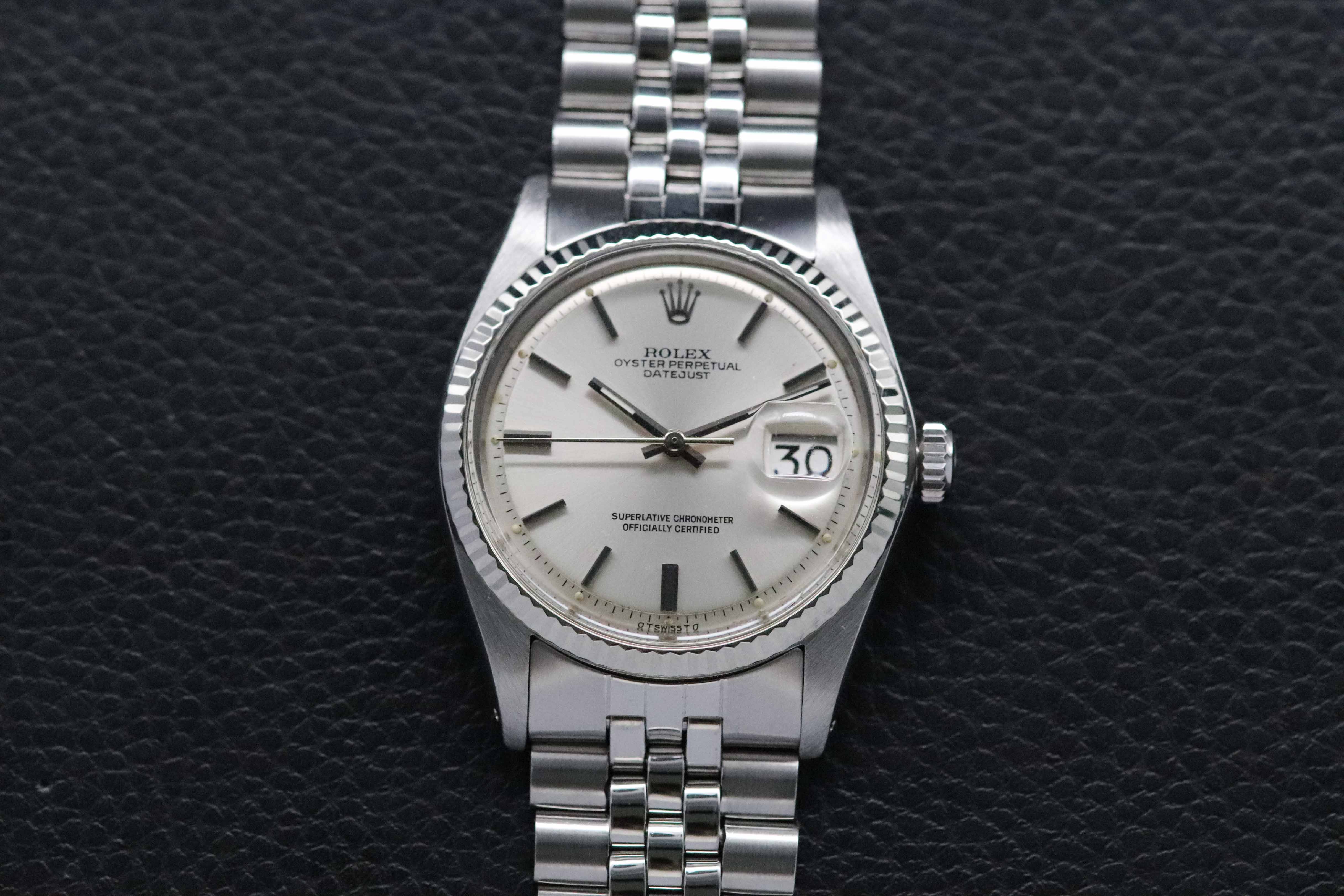 Rolex Datejust 36 1601 Complete Set 1975 Box + Papers