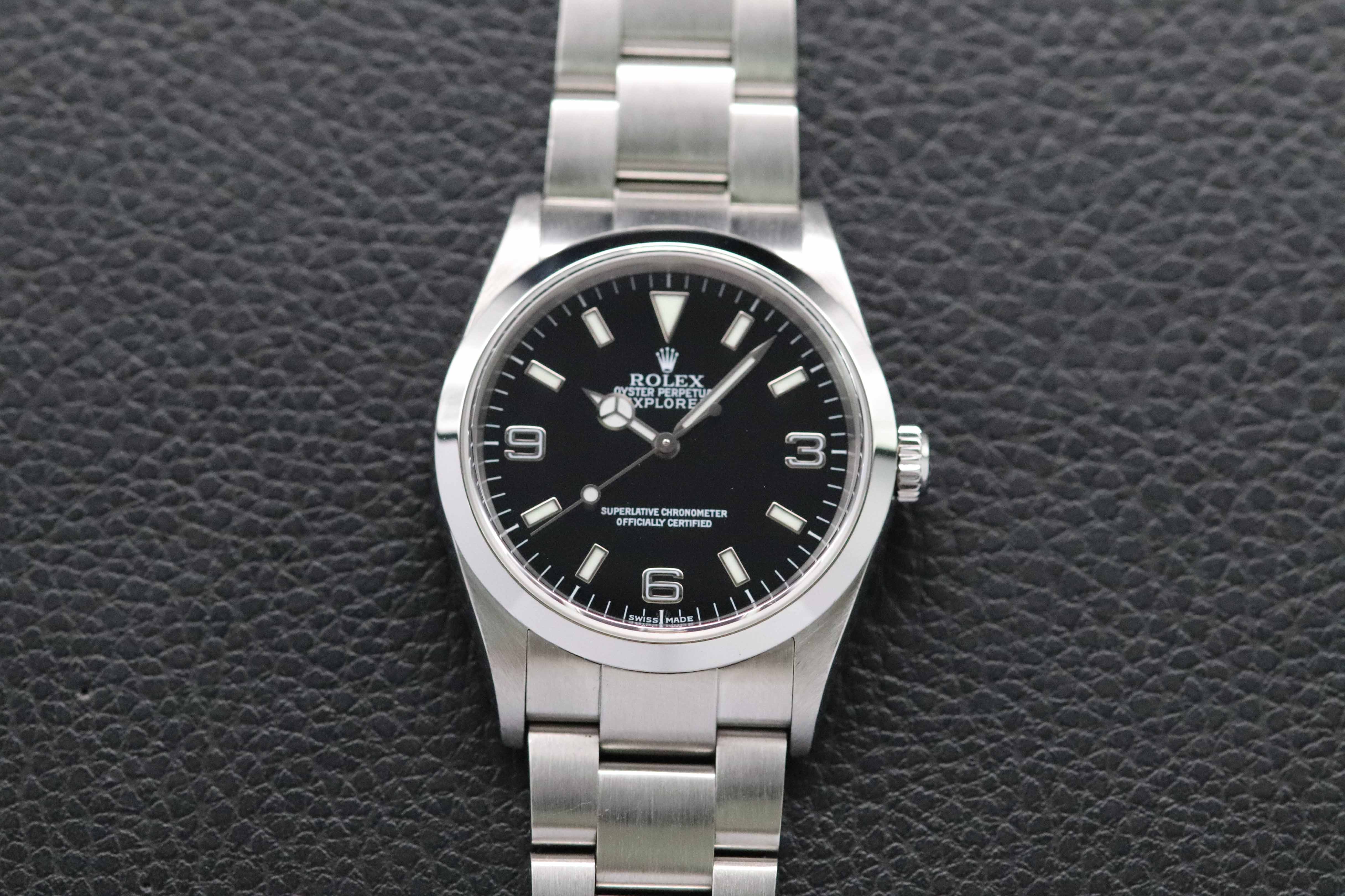 Rolex Explorer 114270 Complete Set 2002 Box + Papers