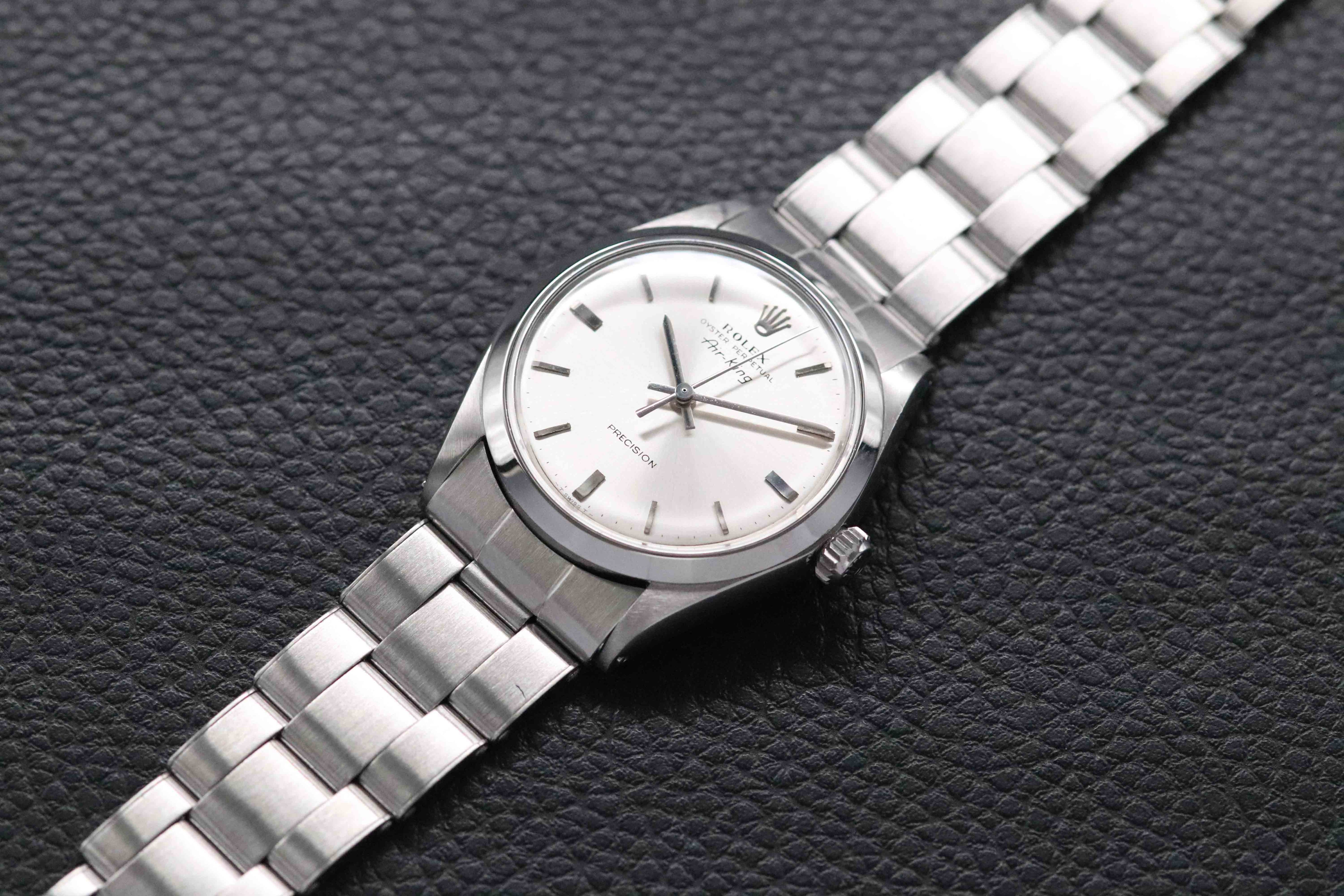 Rolex Air-King 5500 Silver Dial 1968