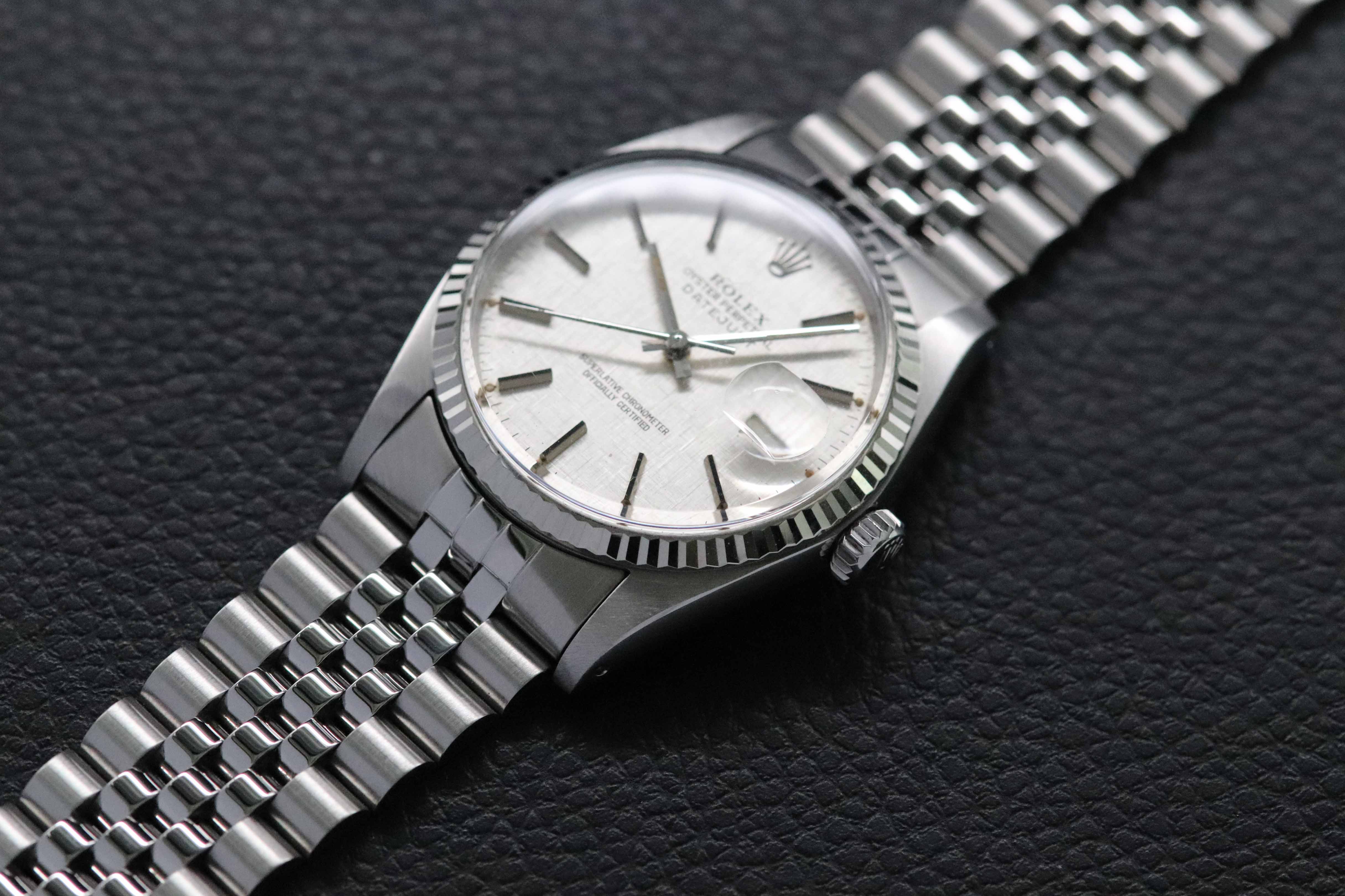 Rolex Datejust 16014 Silver Linen Dial 1979