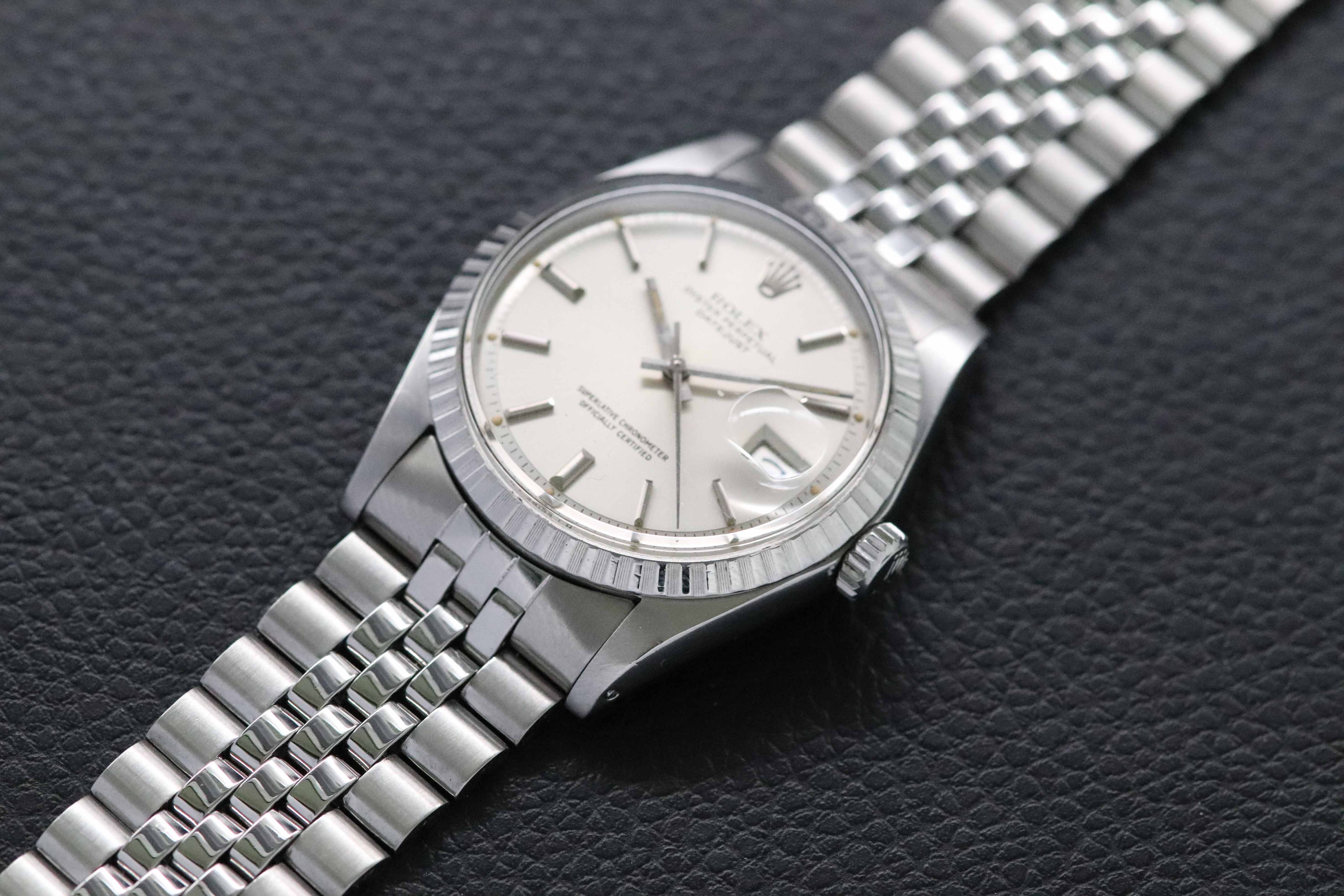 Rolex Datejust 1603 Esfera Plata 1973
