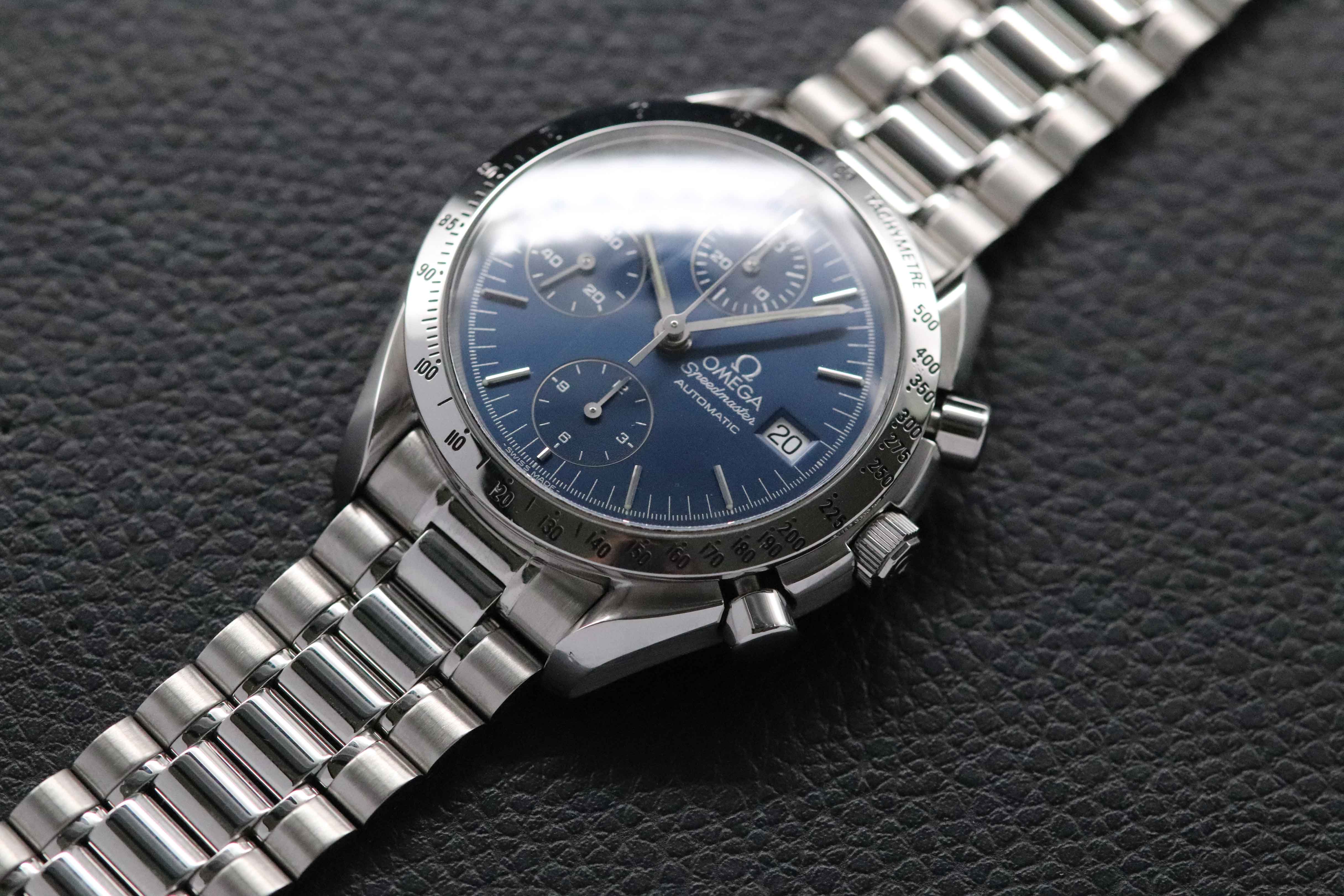 Omega Speedmaster Date 3511.80 Blue Dial 1998