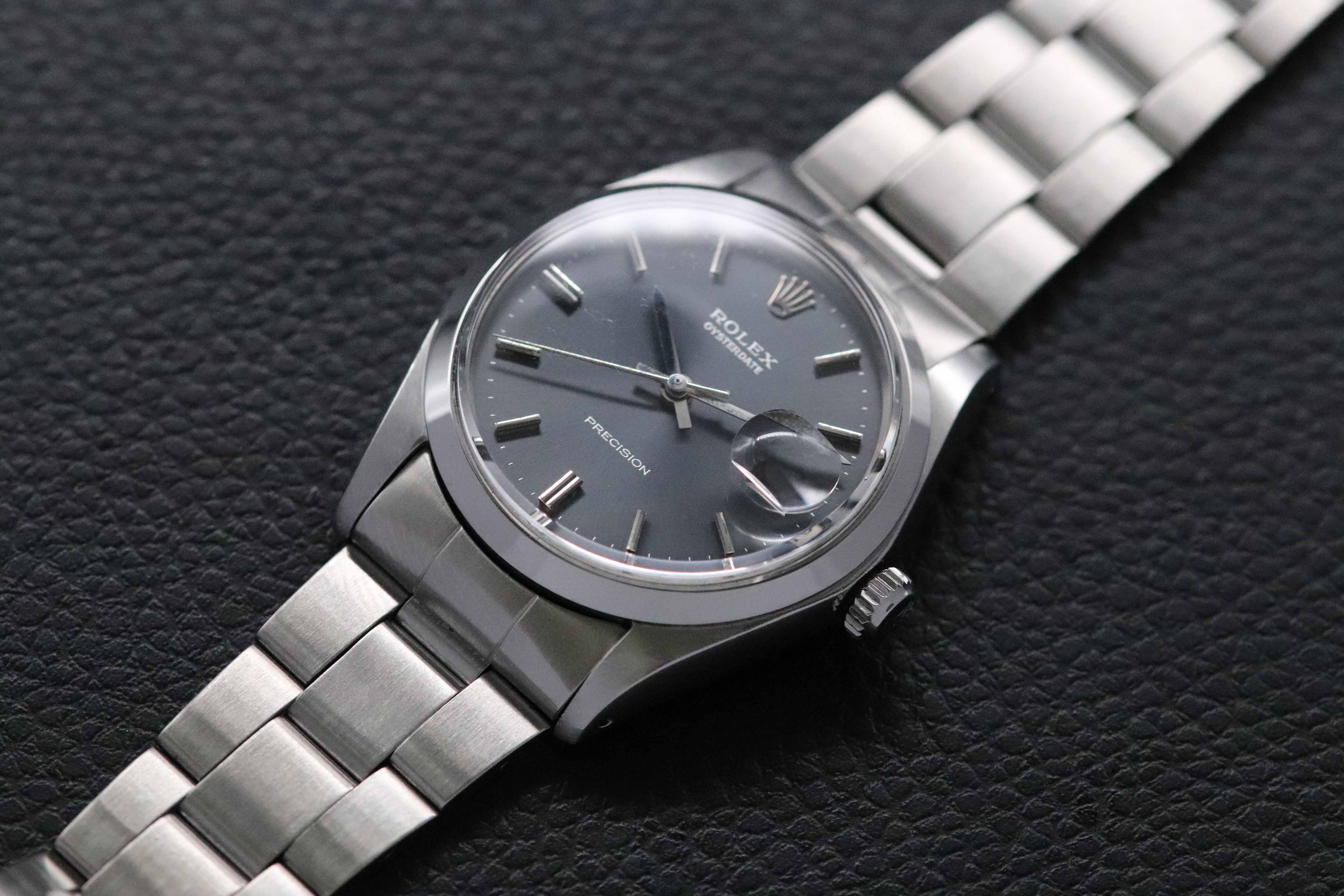 Rolex Oysterdate 6694 Quadrante grigio 1971