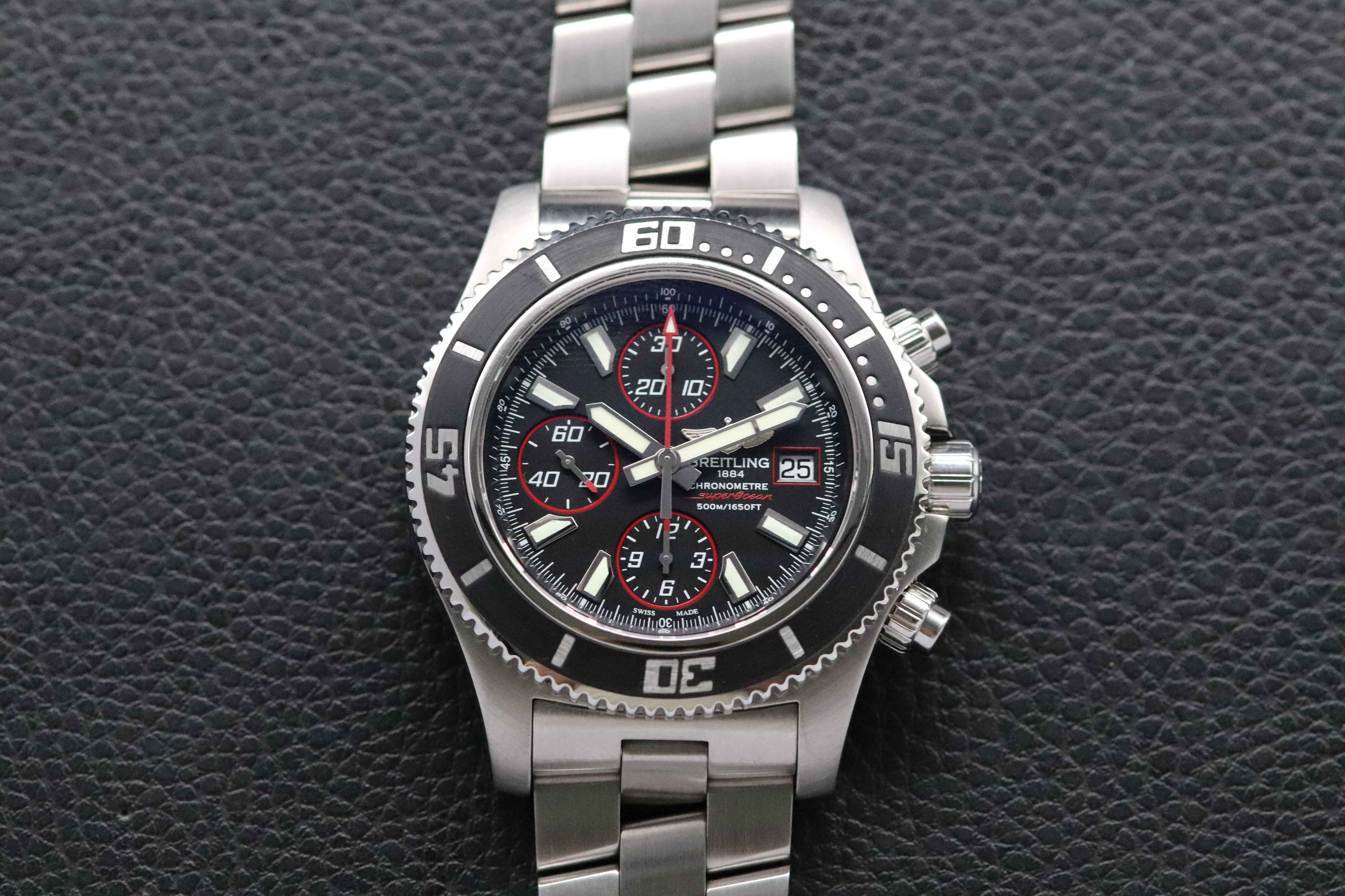 Breitling Superocean Cronógrafo II A13341, FULLSET de 2015, caja y PAPERS