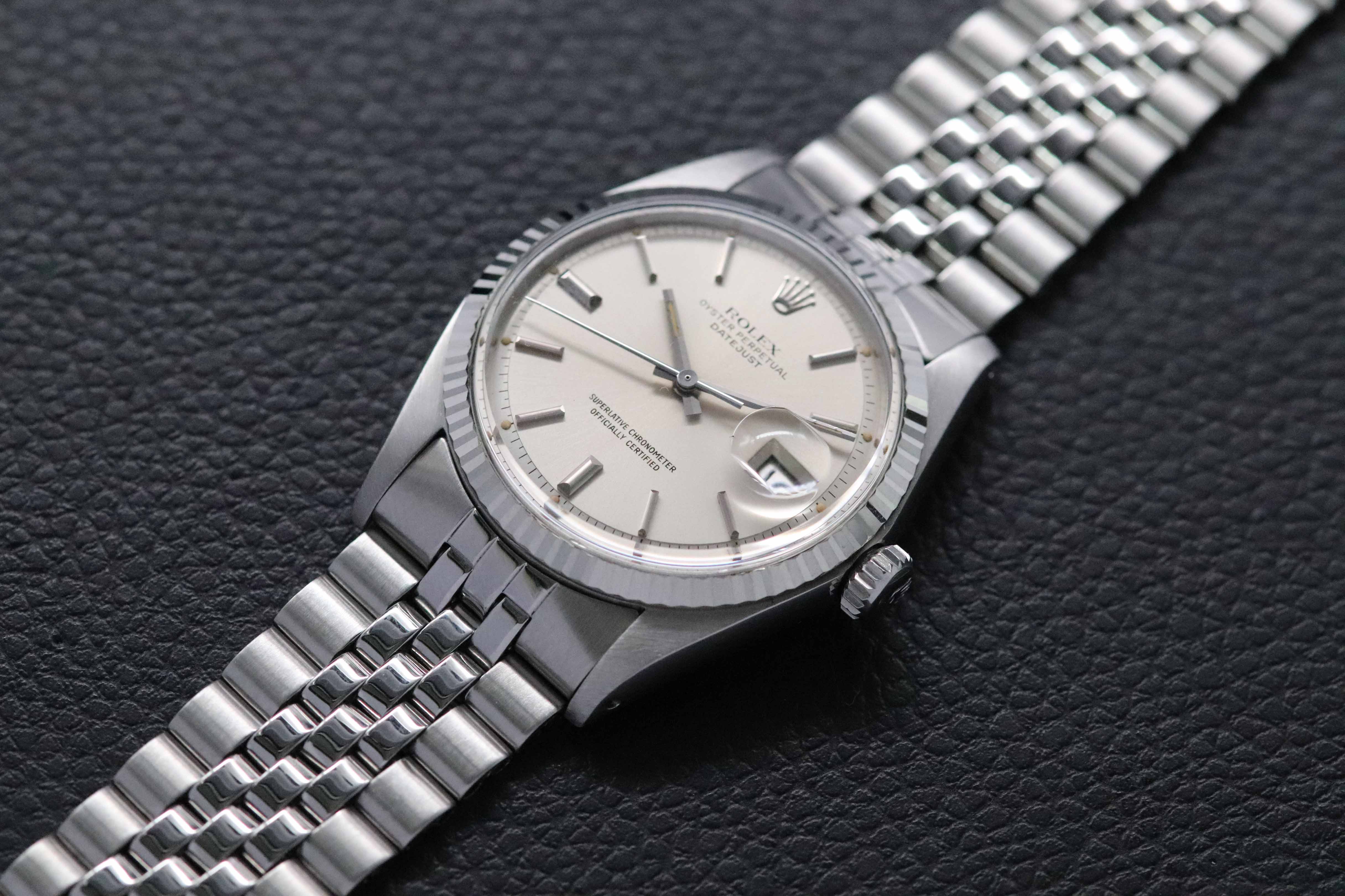 Rolex Datejust 36 1601 Silver Dial 1975