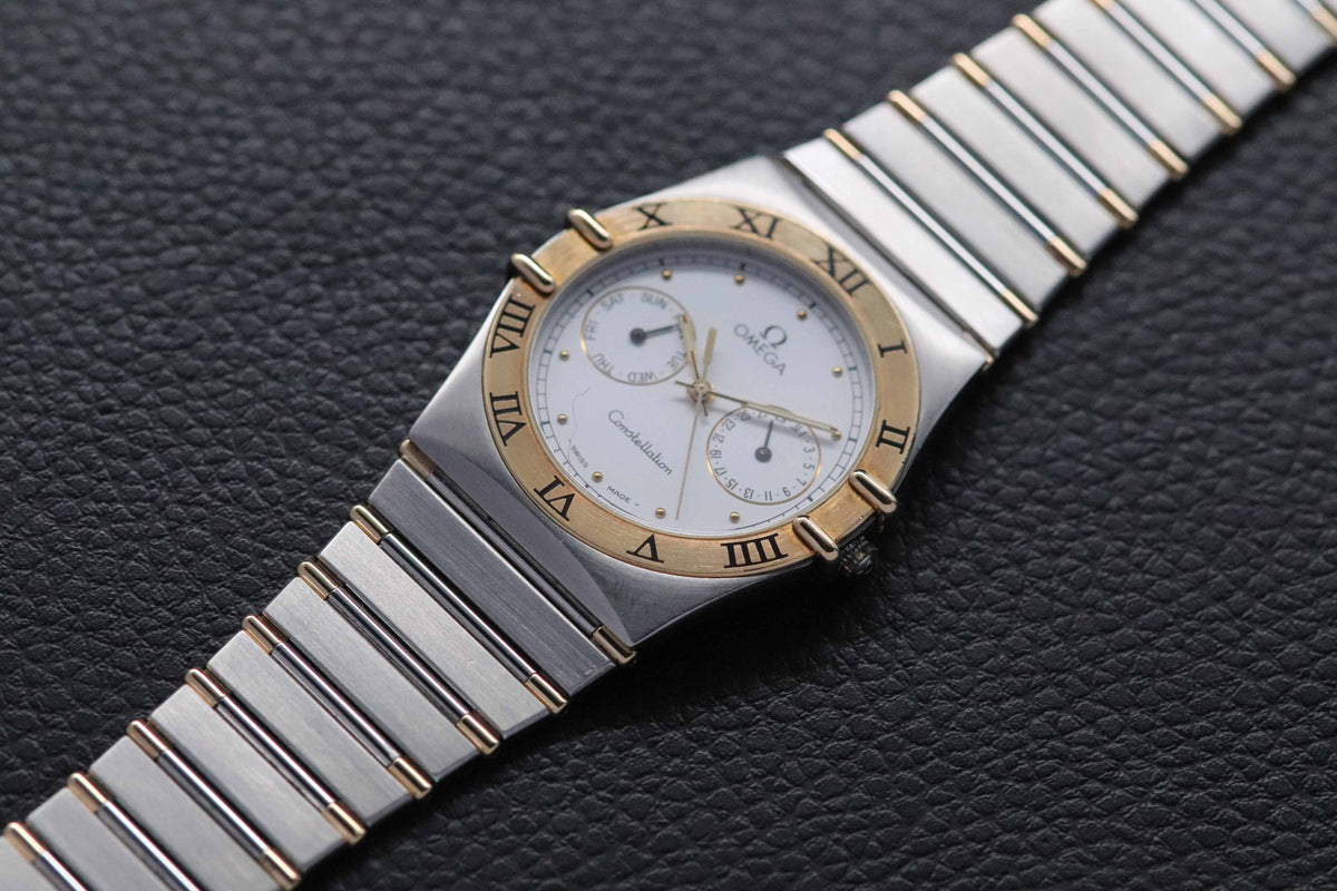 Omega Constellation Manhattan 1320.20 White Dial 1996