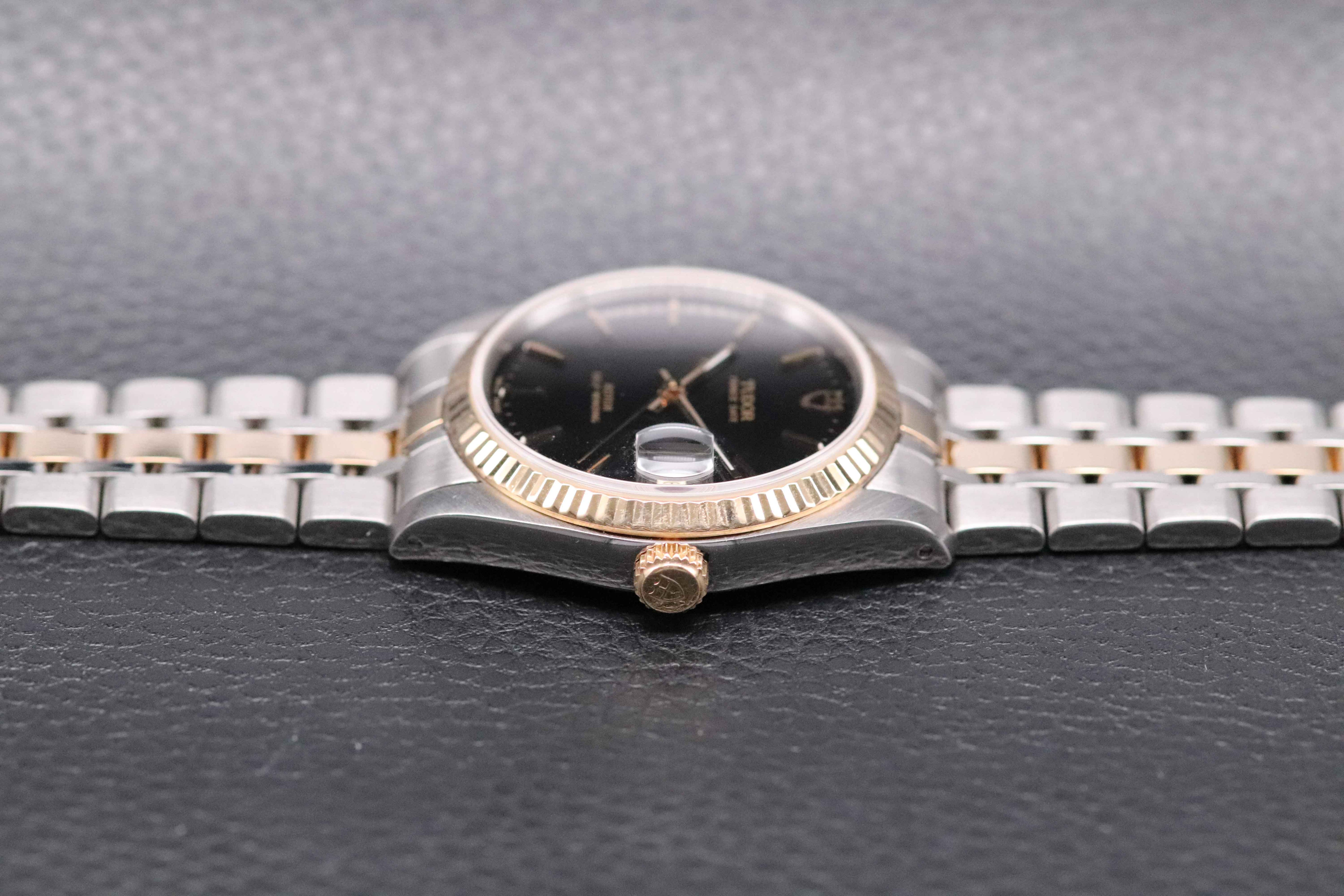 Tudor Prince Date 74033 Black Dial 2004