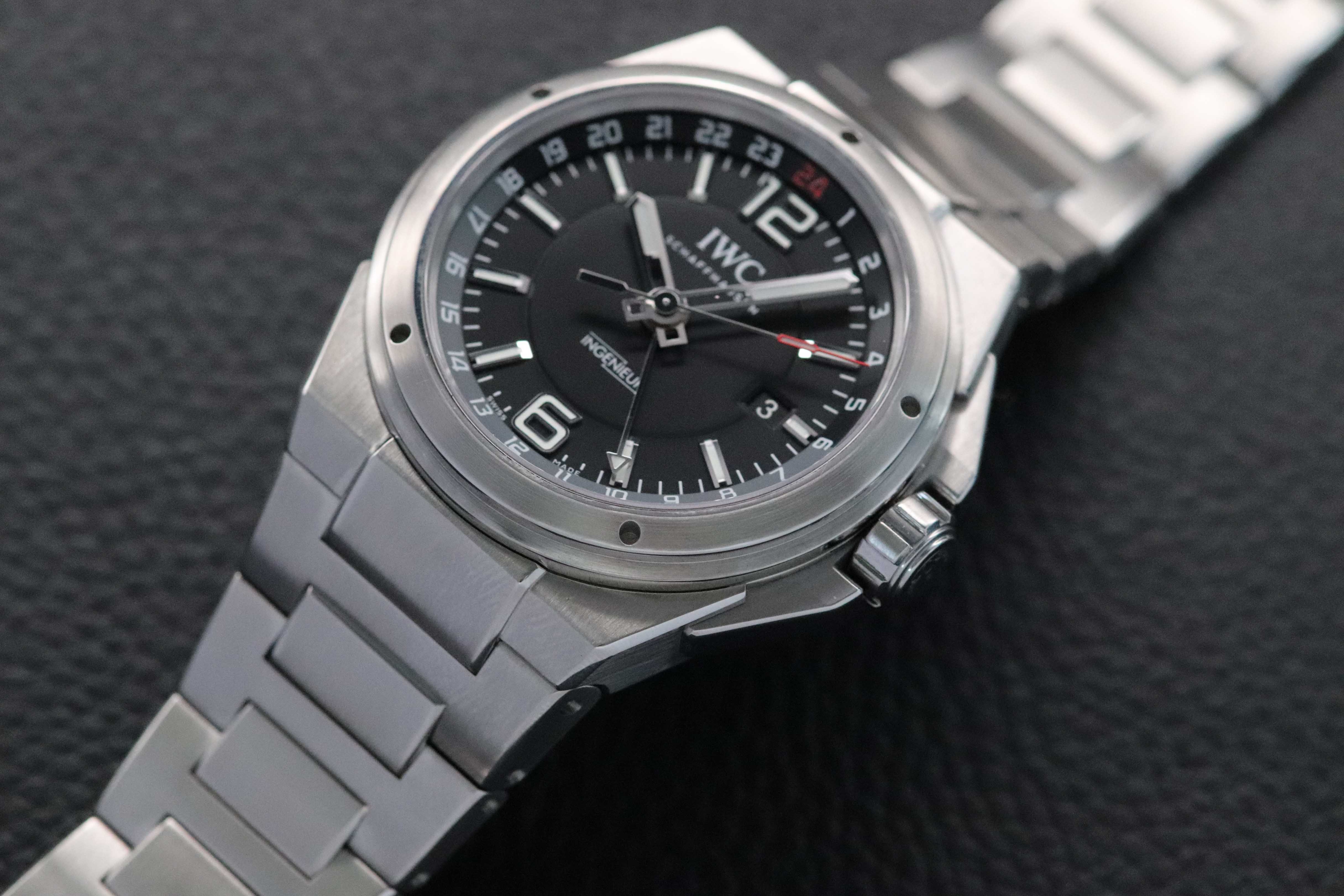 IWC Ingenieur Automatic IW324402 Dual Time Fullset 2019 Scatola+carteggiatura