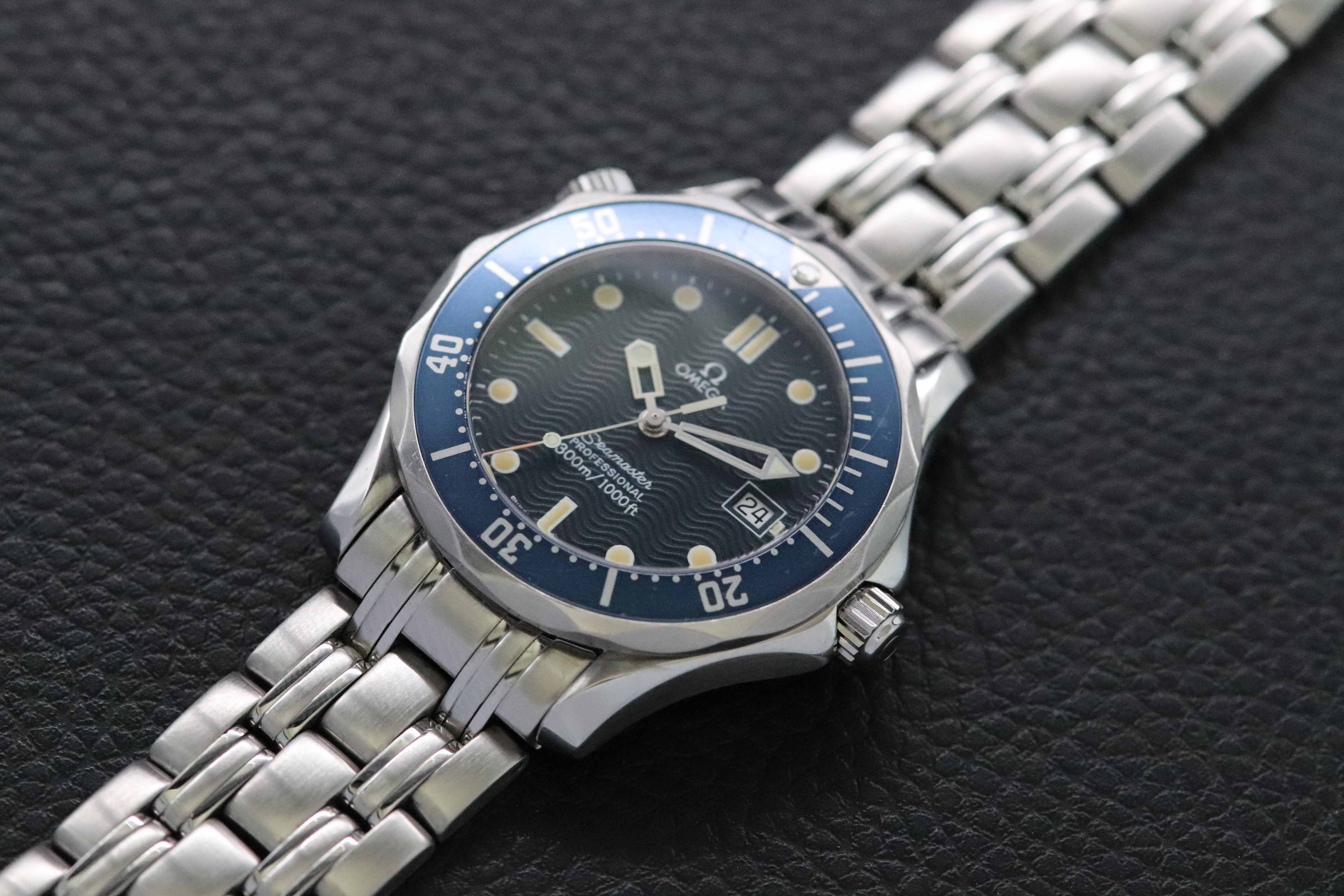 Omega Seamaster 300 2561.80 Blue Dial Fullset 1995 Box+Papers