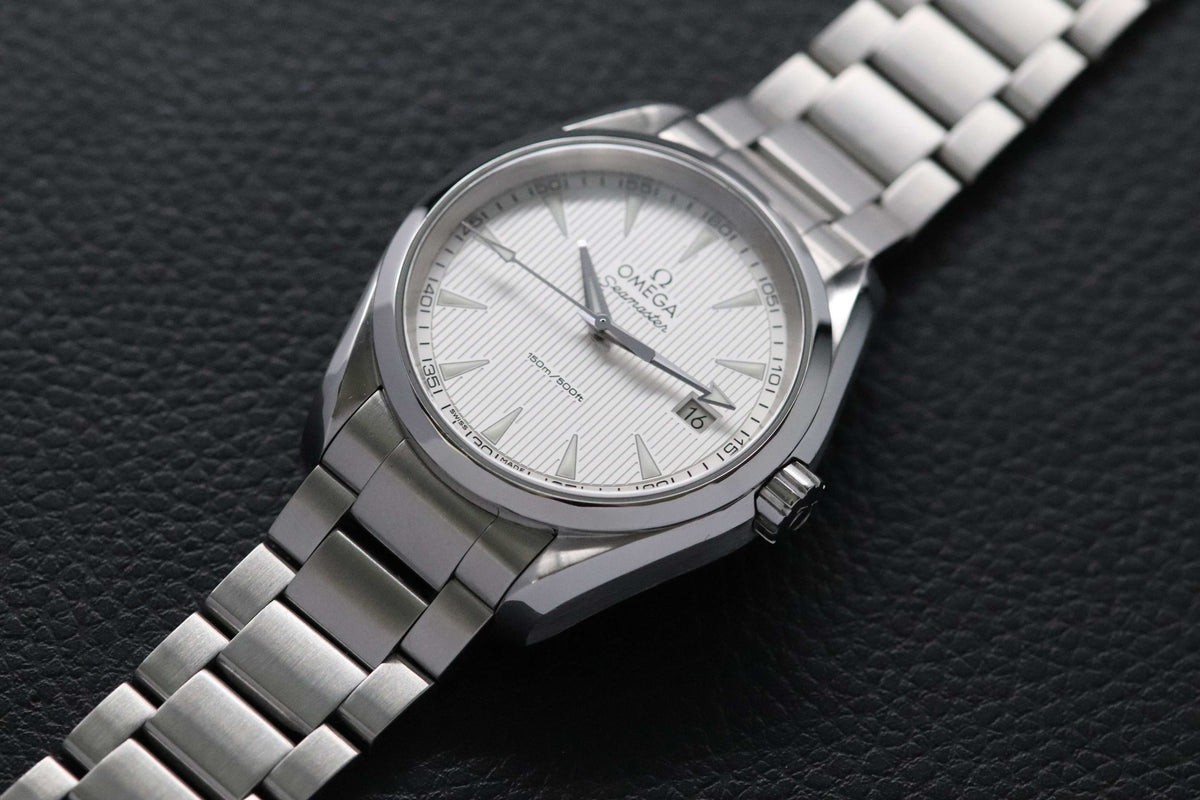 Omega Aqua Terra 231.10.39.60.02.001 Silver Dial 2017 Papers